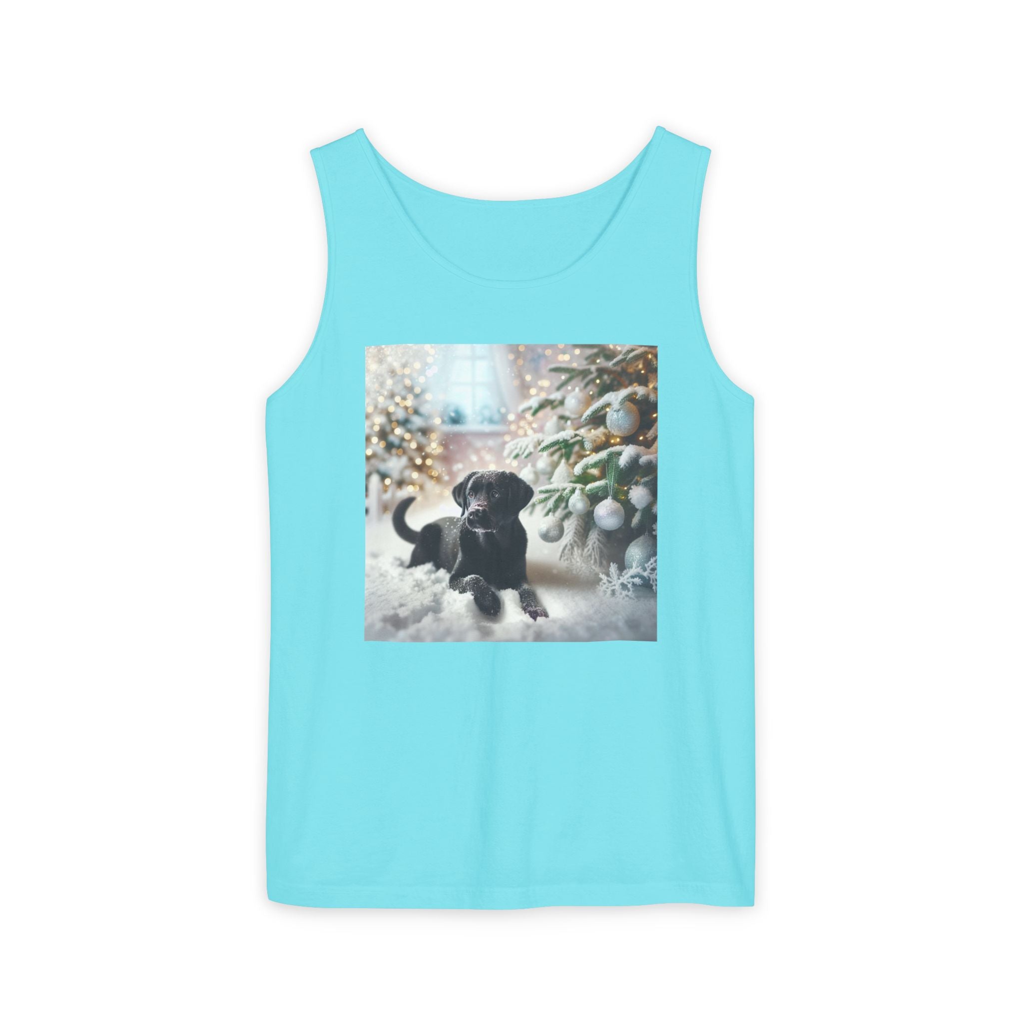 Black Lab Puppy Holiday Unisex Tank Top