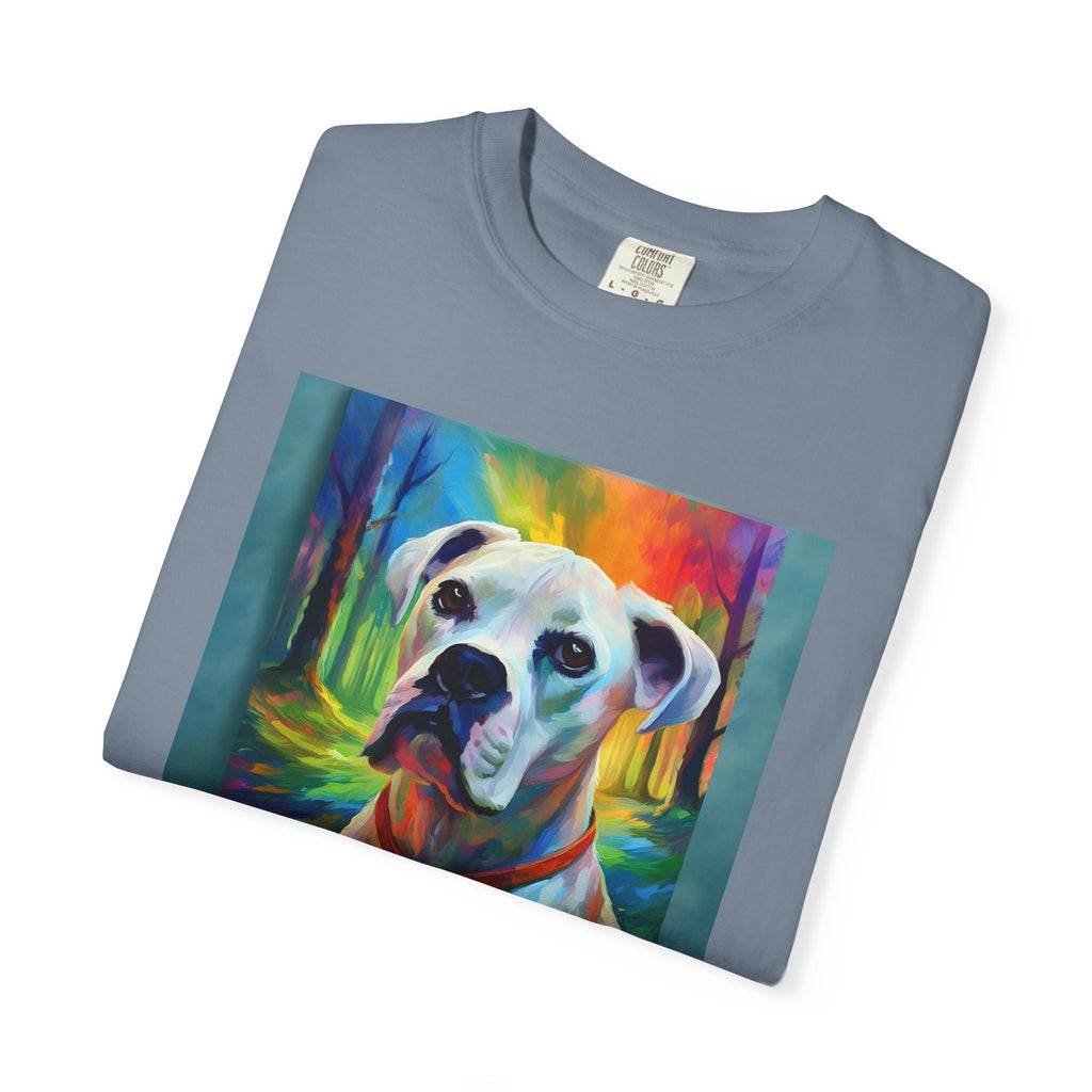 Boxer Rainbow Sky Unisex Garment-Dyed T-shirt