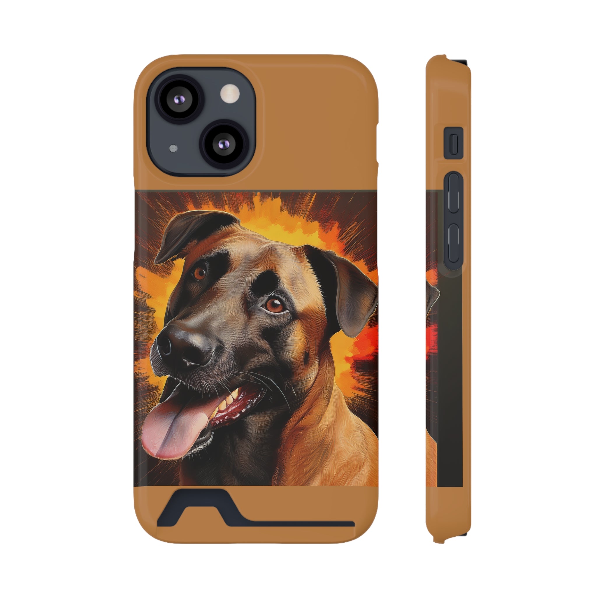 Belgian Malinois Shepherd Phone Case with Card Holder