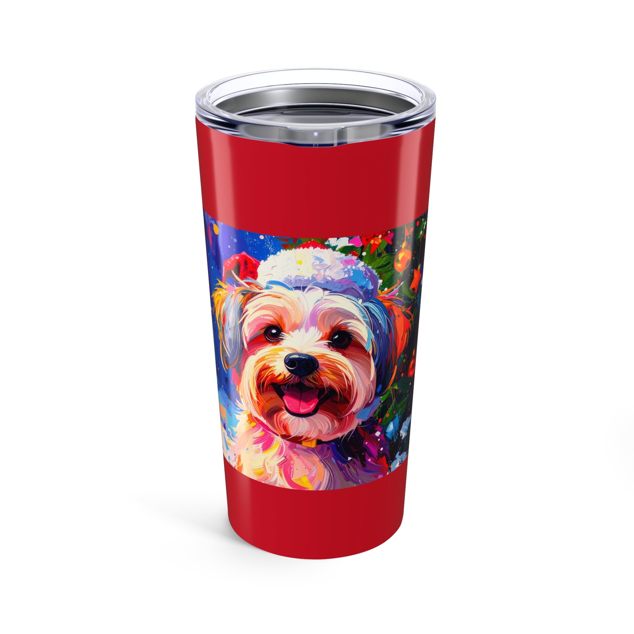Yorkie Holiday II Tumbler 20oz