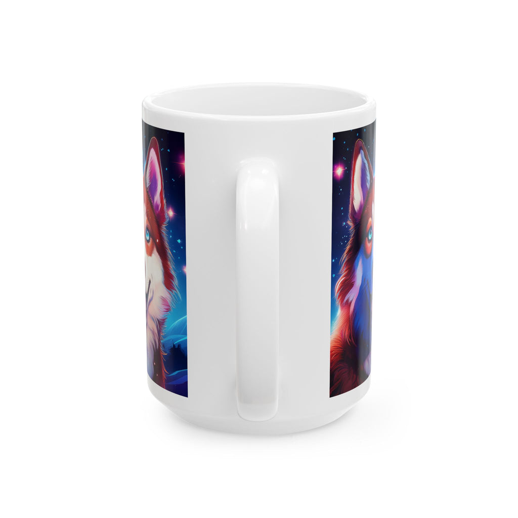Eskimo Husky Ceramic Mug, (11oz, 15oz)