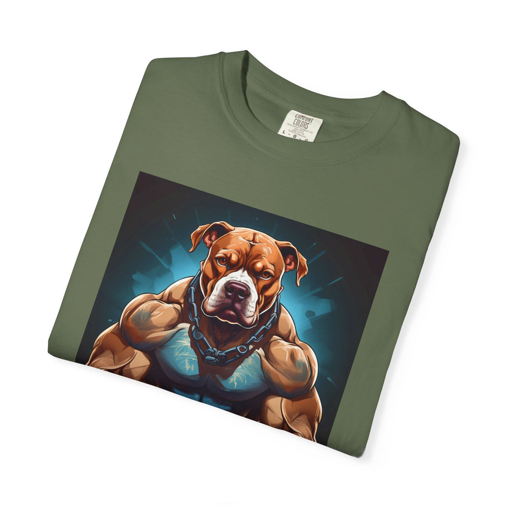 Pitbull Body Builder Unisex Garment-Dyed T-shirt