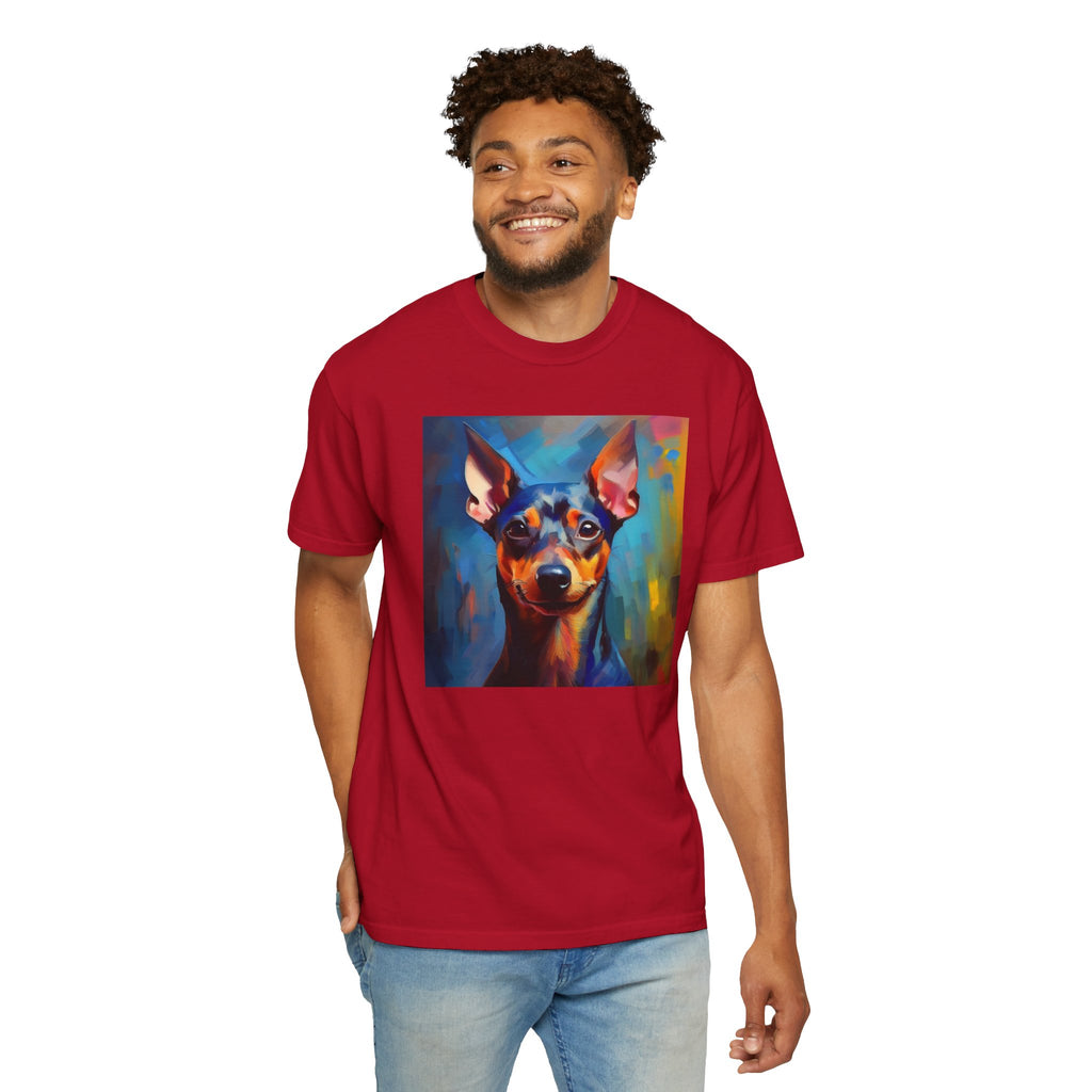 Miniature Pinscher Unisex Garment-Dyed T-shirt