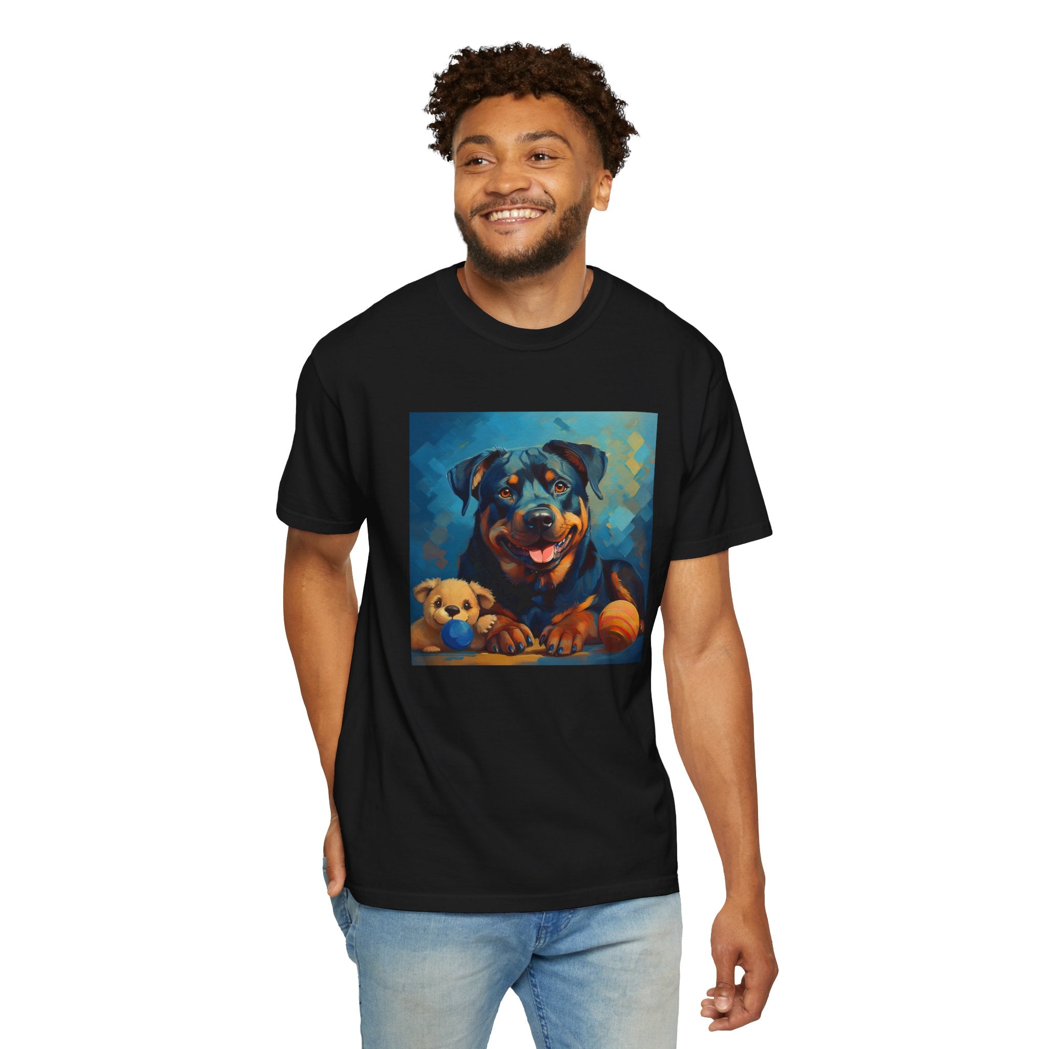 Rottweiler Unisex Garment-Dyed T-shirt