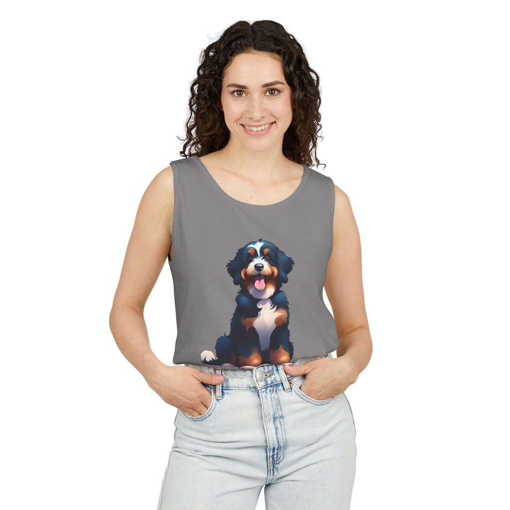 Bernedoodle Unisex Tank Top