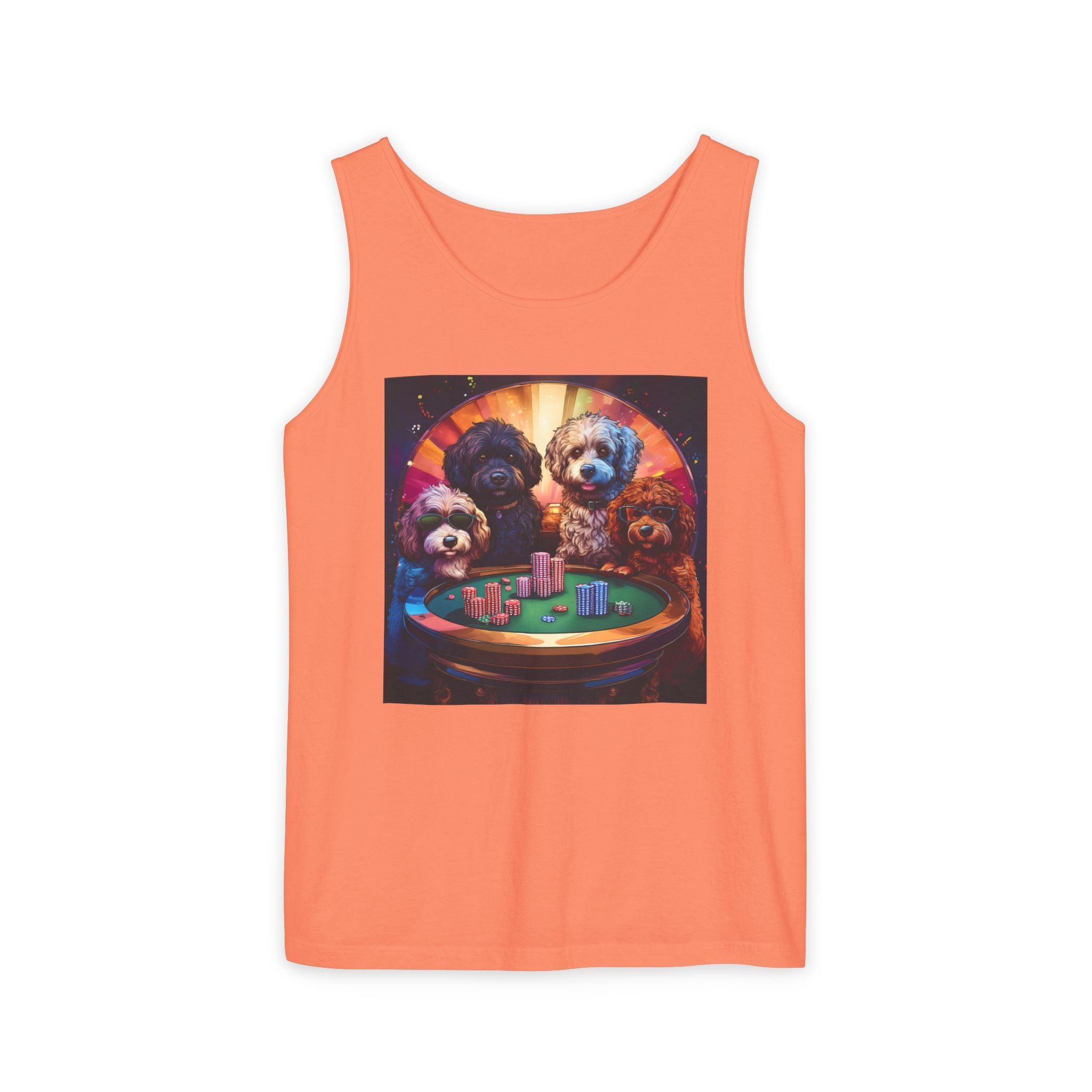 Doodle Poker Game Tank Top
