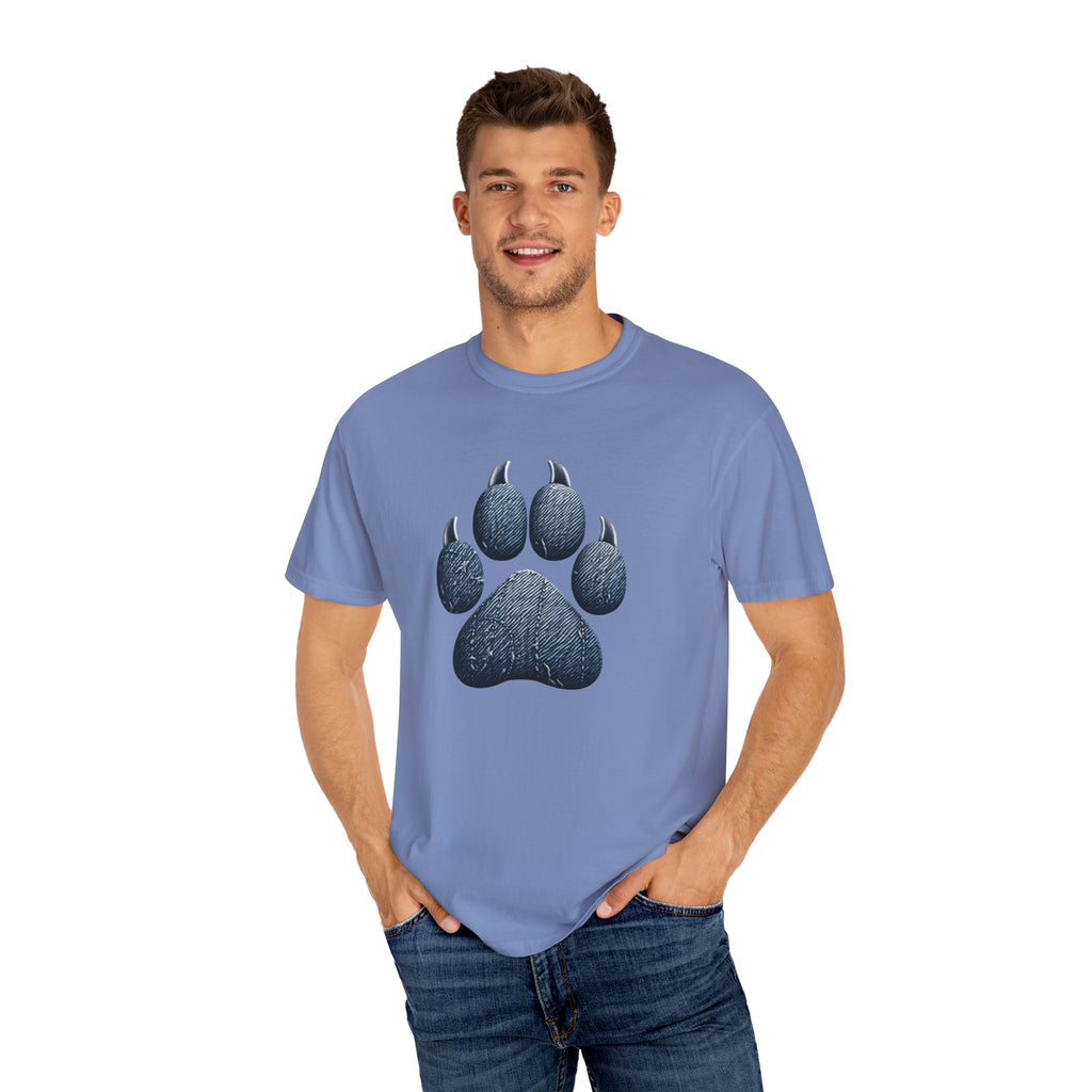 Denim Paw Unisex Garment-Dyed T-shirt