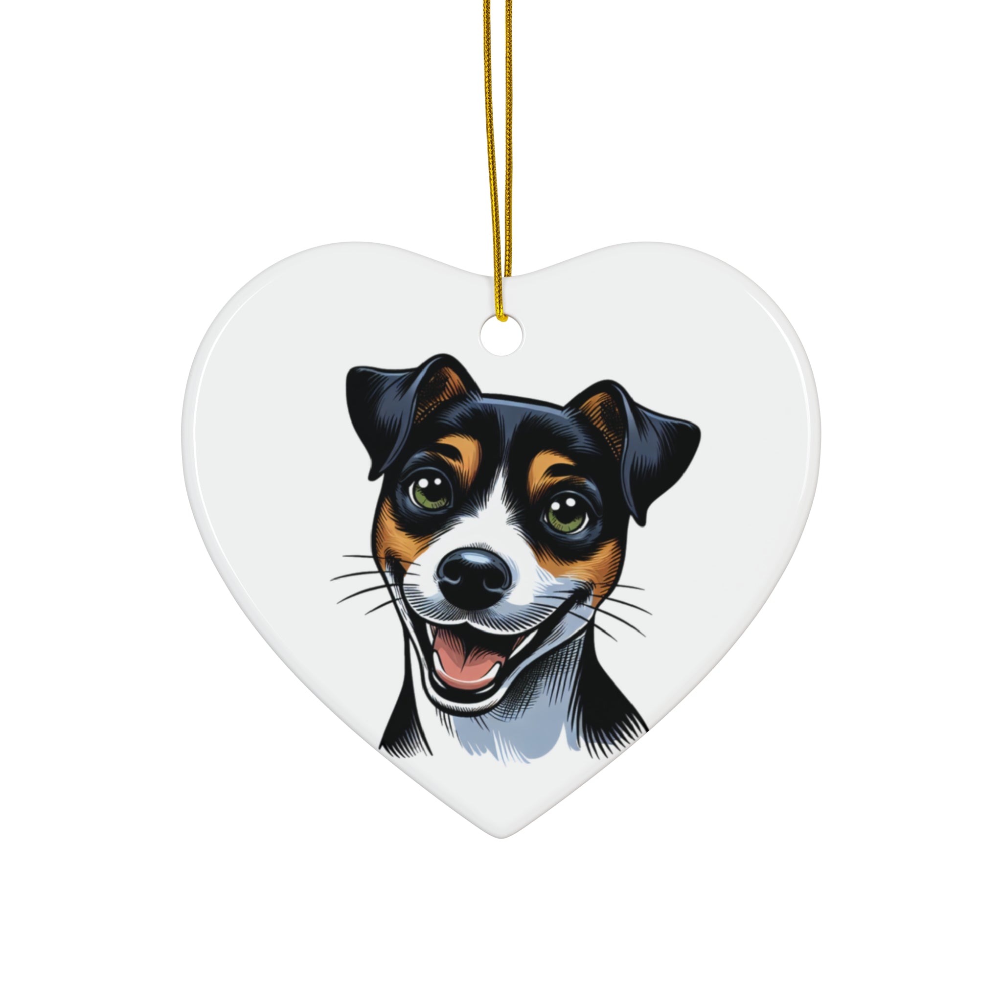 Jack Russel Ceramic Ornament