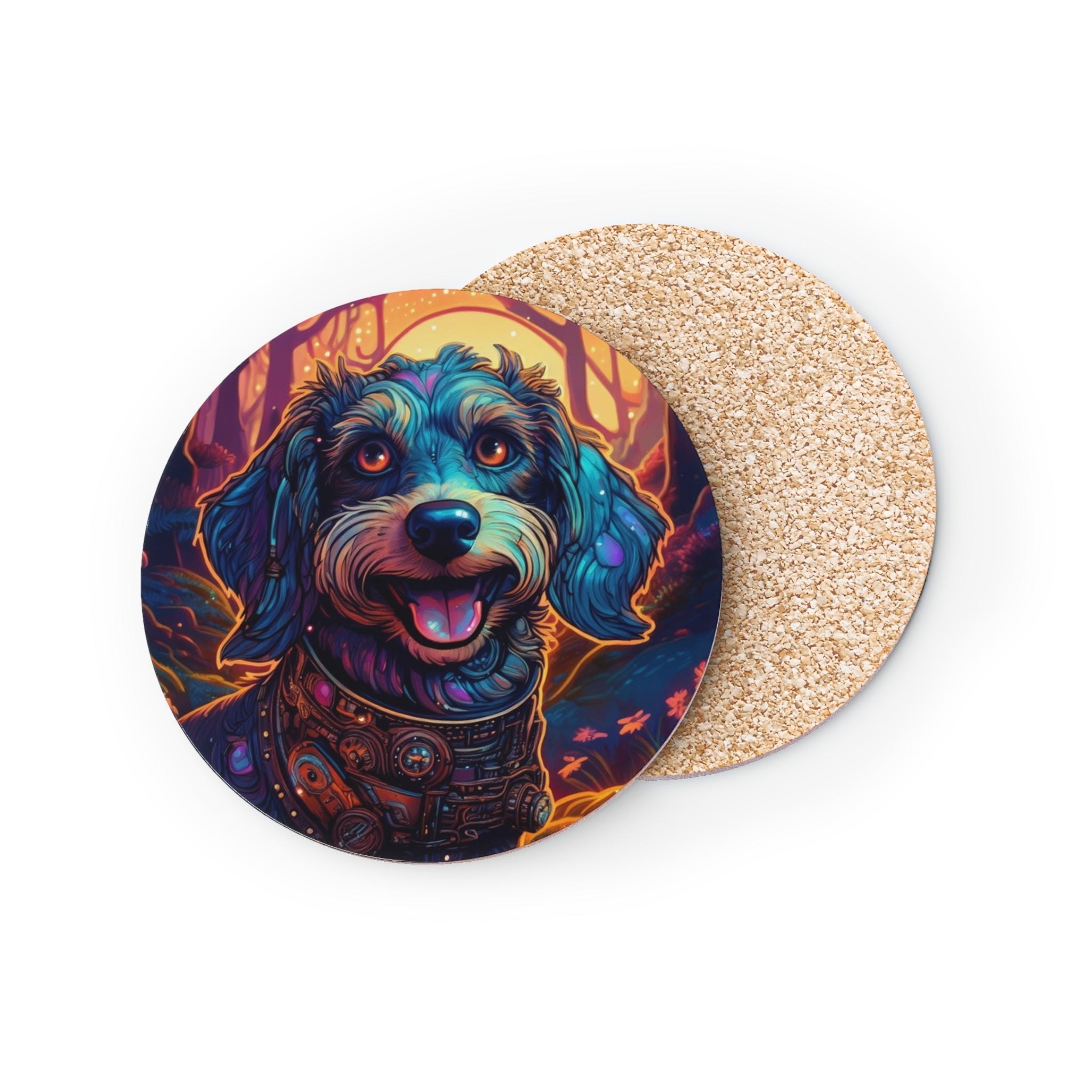 Steampunk Dachshund Coasters