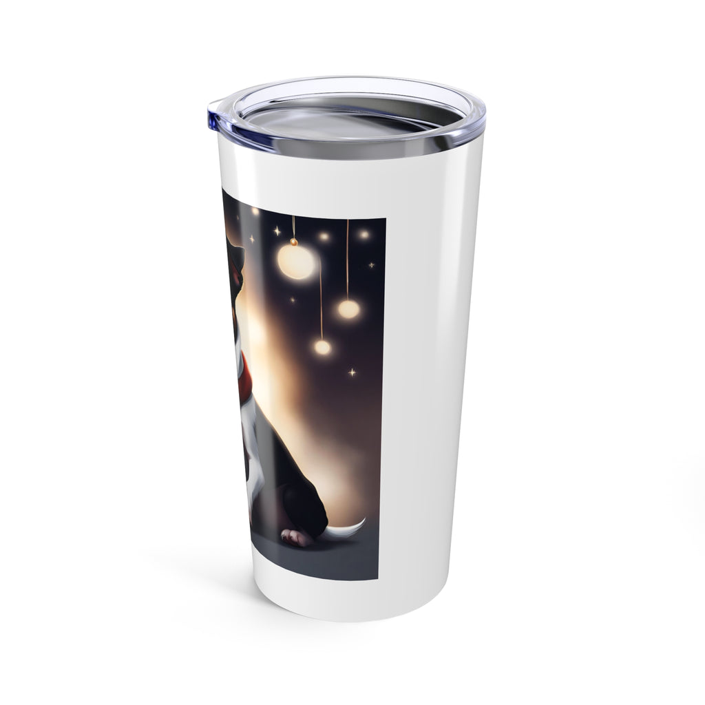 Jack Russel Holiday Tumbler 20oz