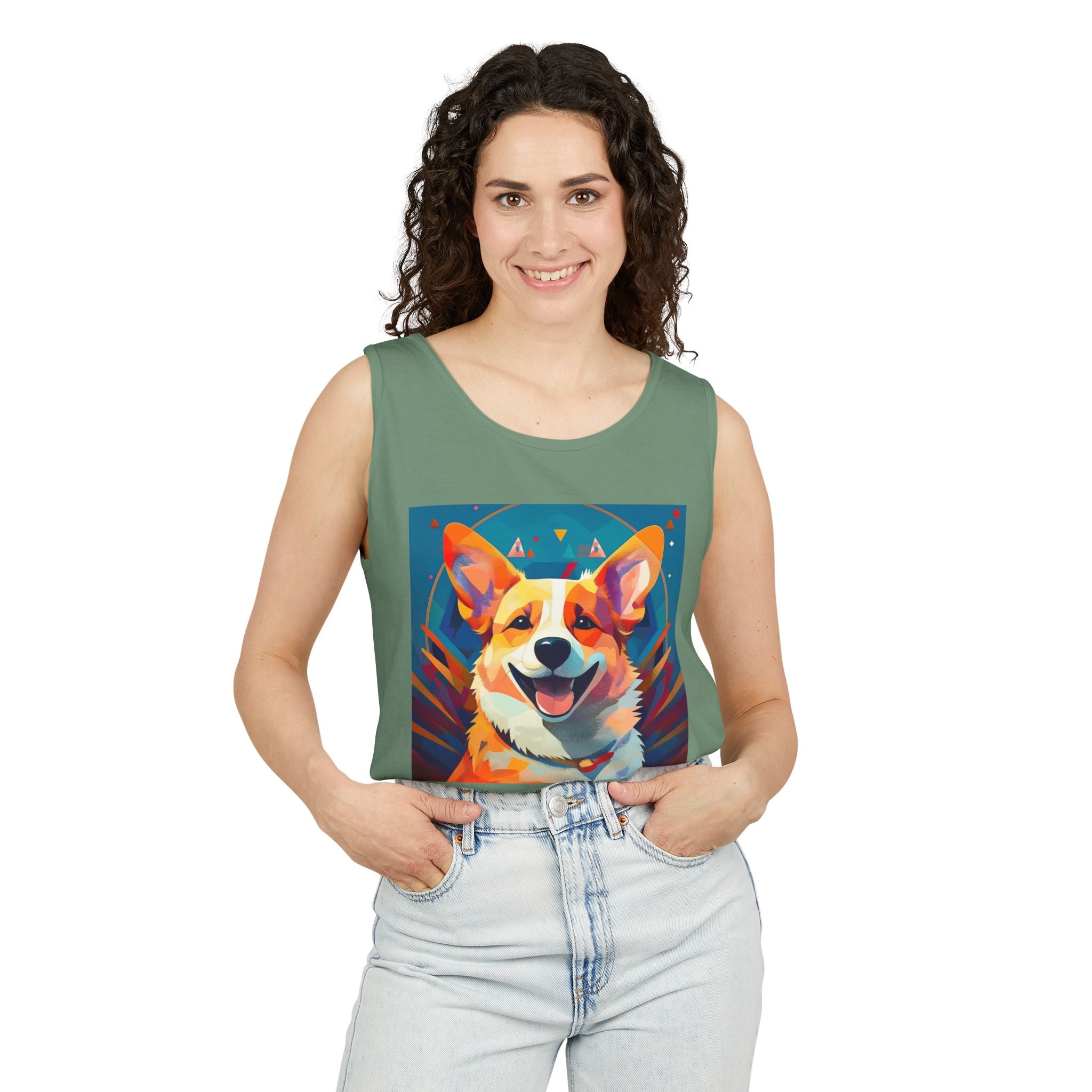Corgi Tank Top