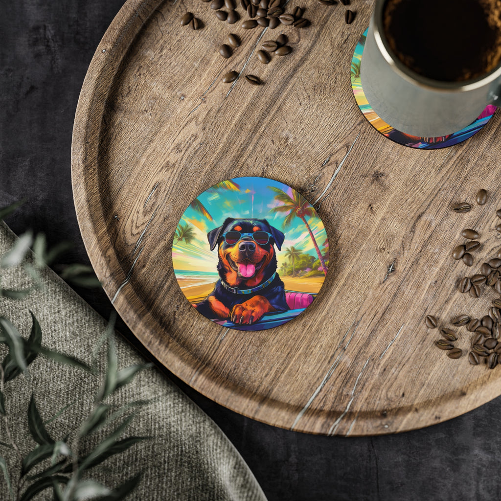 Rottweiler Beach Drive Coasters