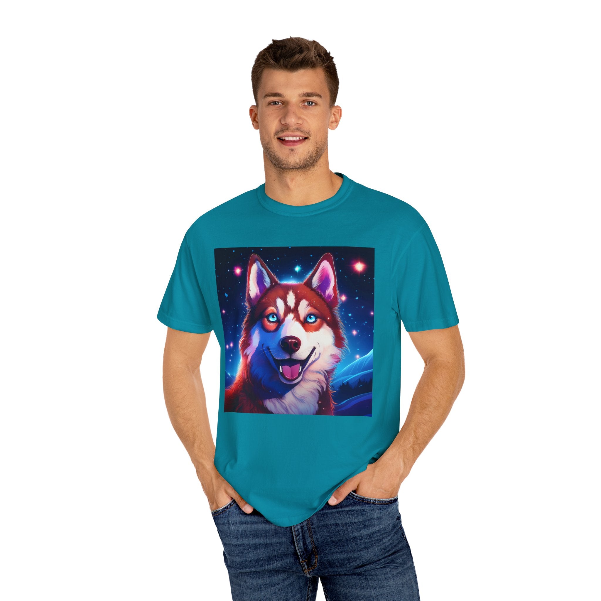 Eskimo Husky Unisex Garment-Dyed T-shirt