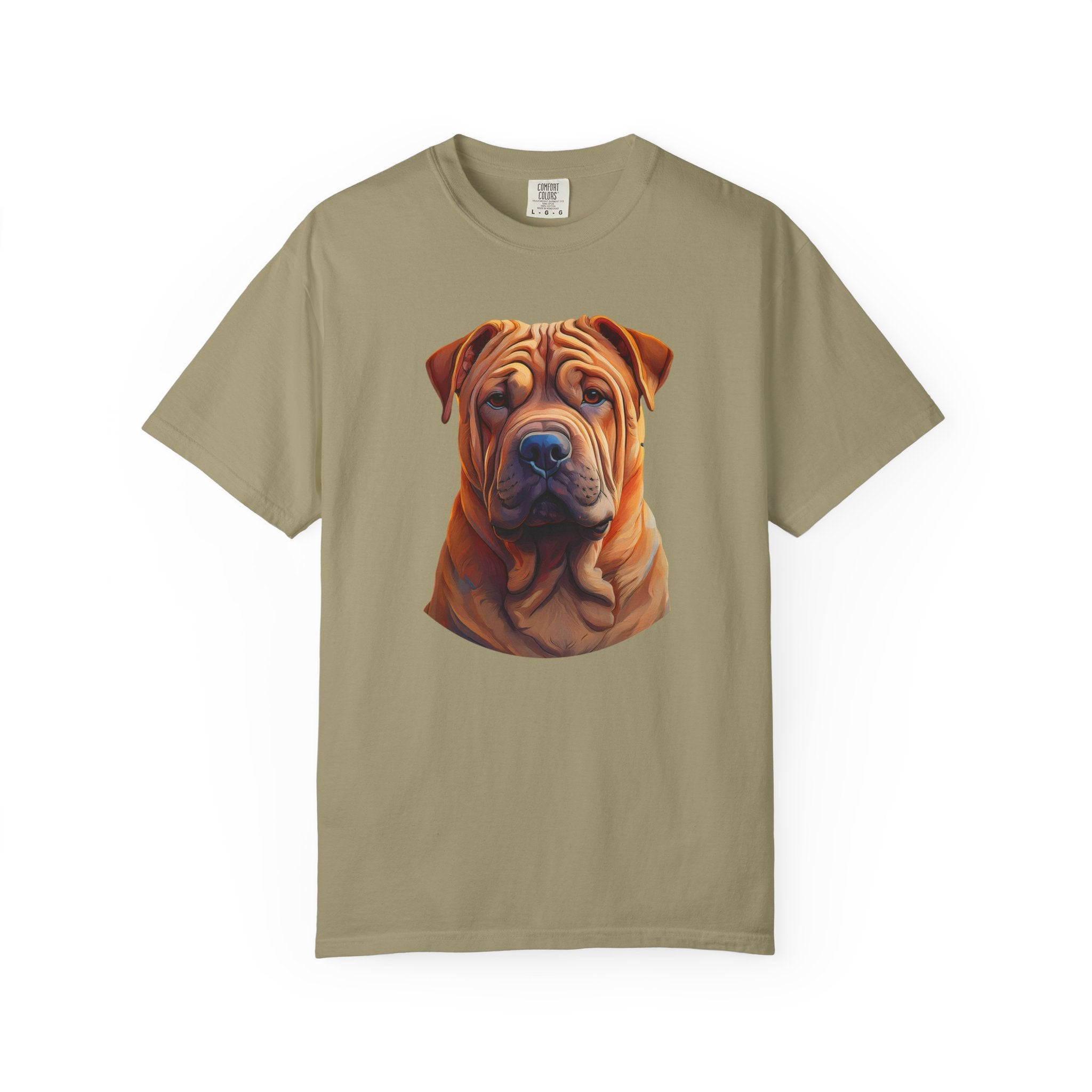 Shar Pei Unisex Garment-Dyed T-shirt