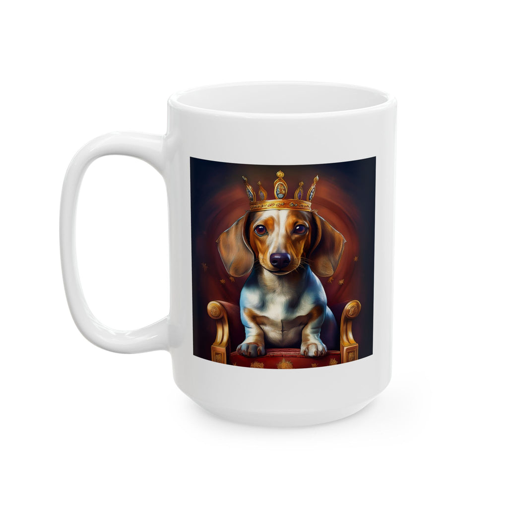 Dachshund Royal Ceramic Mug, (11oz, 15oz)