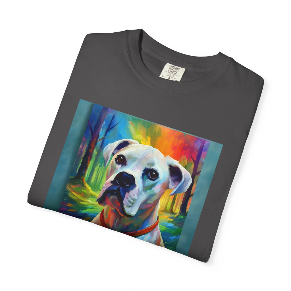Boxer Rainbow Sky Unisex Garment-Dyed T-shirt