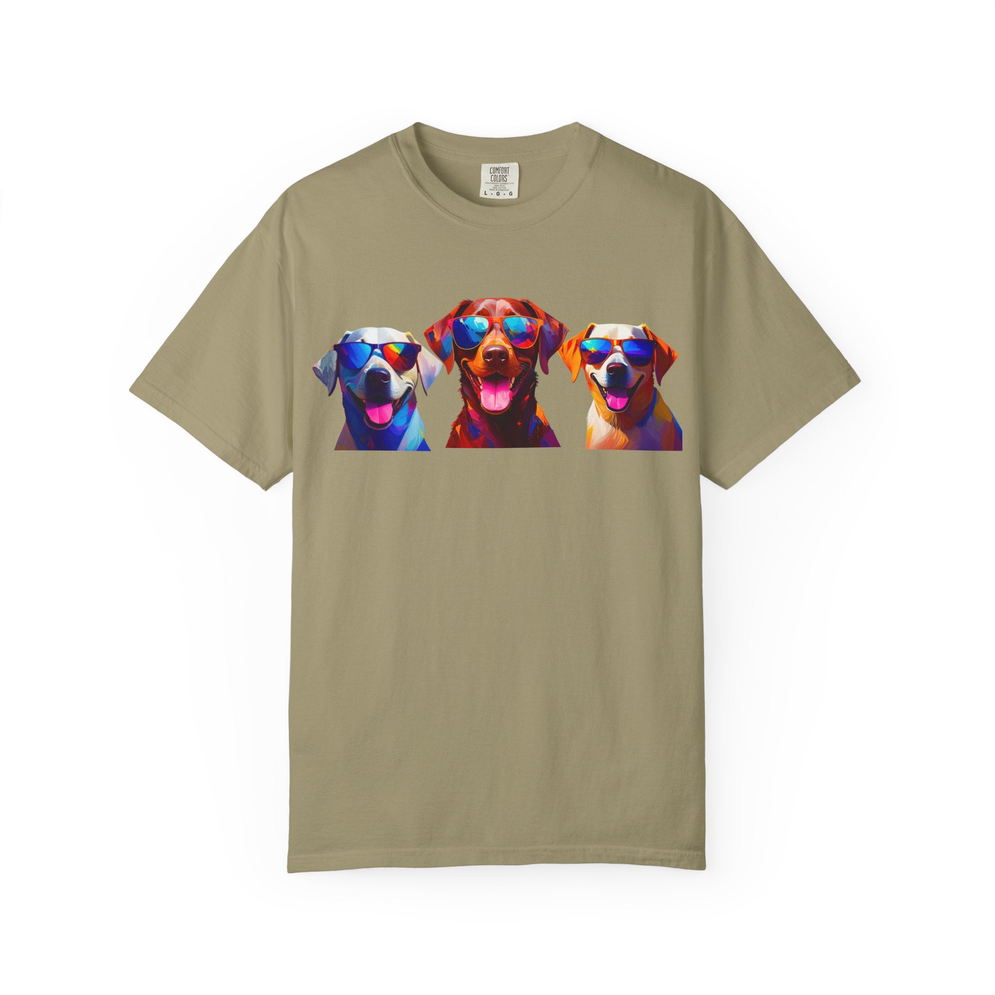 3 Labs Sunglasses Unisex Garment-Dyed T-shirt