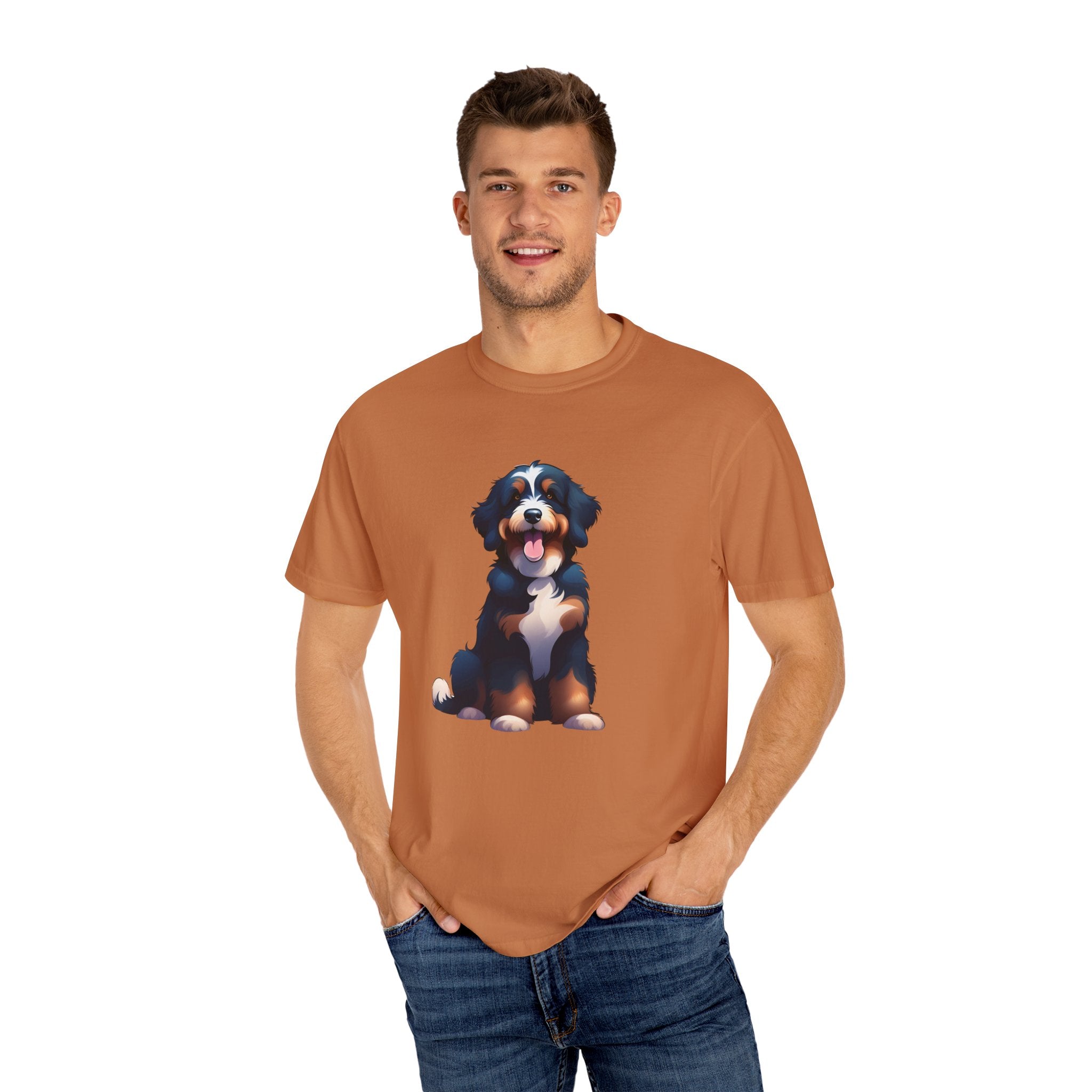 Bernedoodle Unisex Garment-Dyed T-shirt