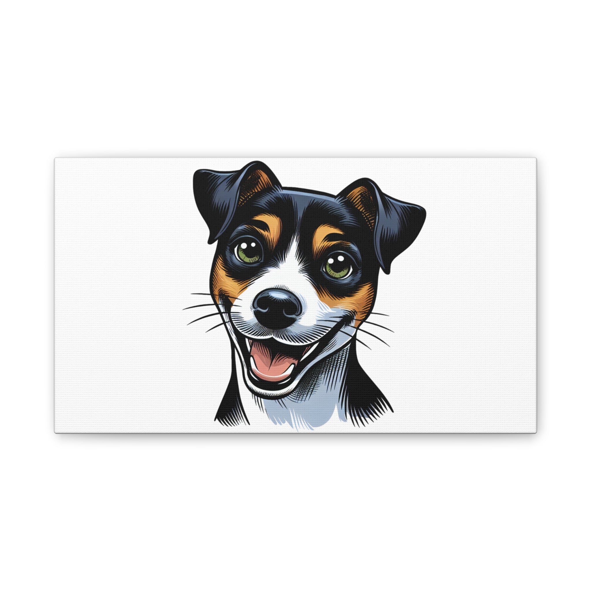 Jack Russel Canvas Stretched, 0.75"