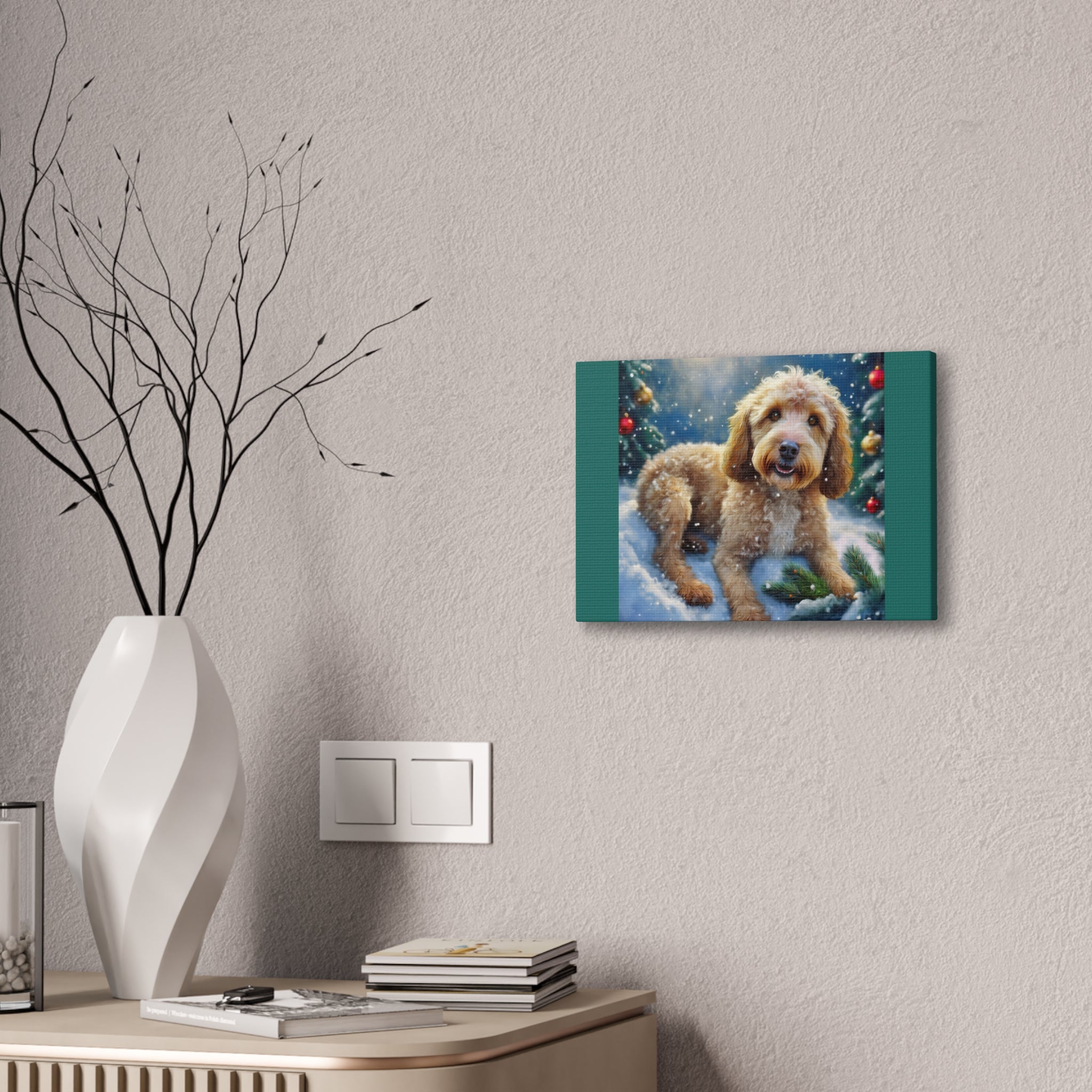 Doodle Holiday Canvas Painting