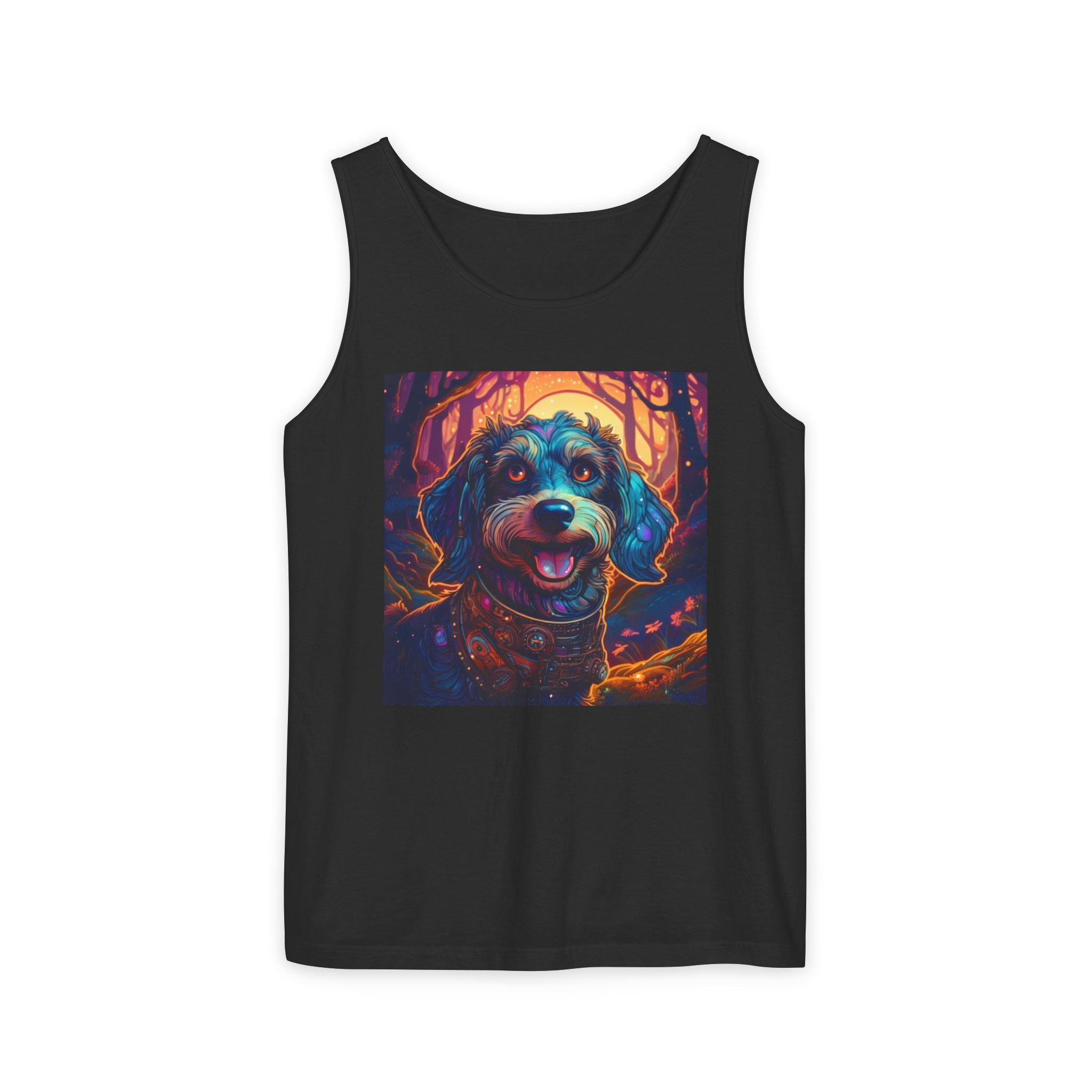 Steampunk Dachshund Unisex Tank Top