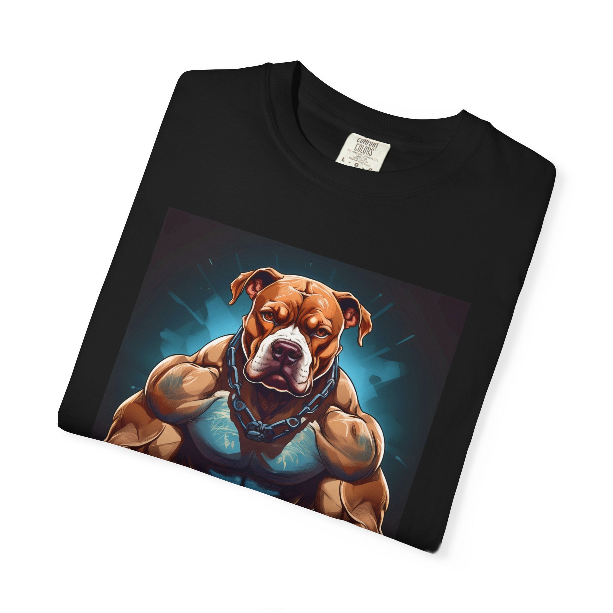 Pitbull Body Builder Unisex Garment-Dyed T-shirt