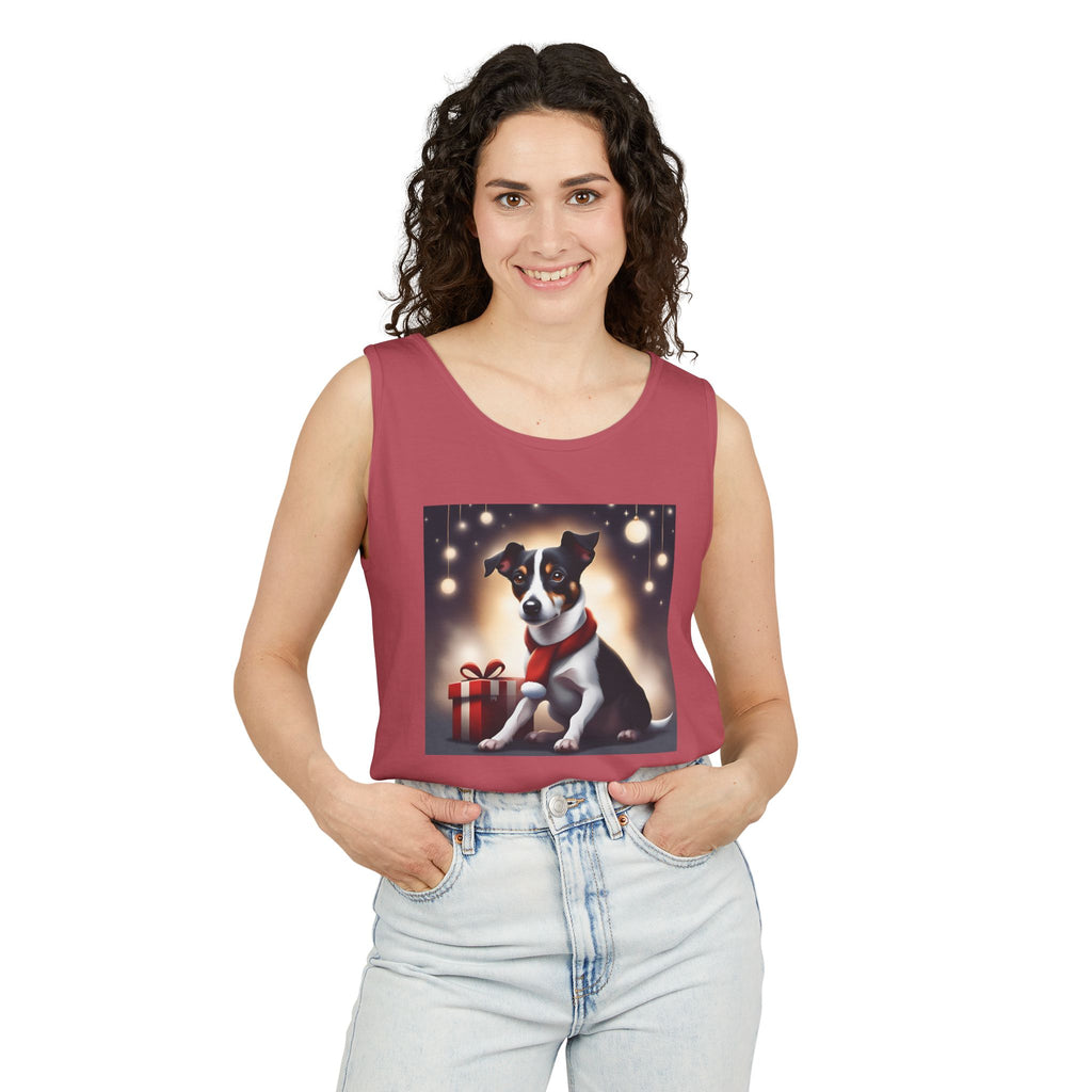 Jack Russel Holiday Unisex Tank Top