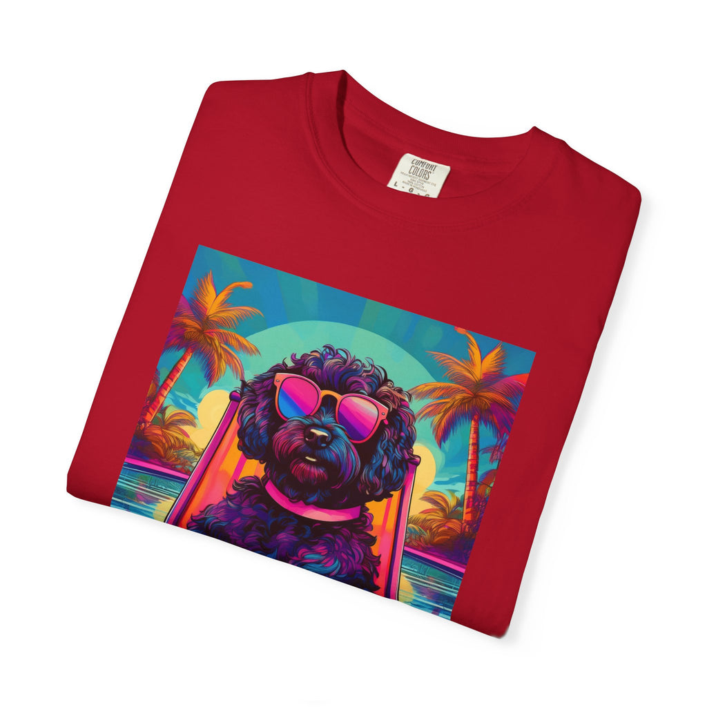 Doodle Poolside Unisex Garment-Dyed T-shirt