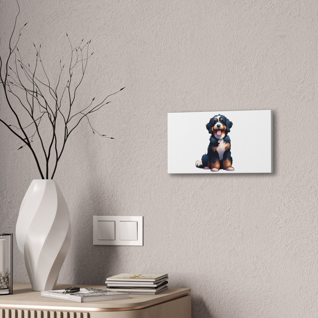 Bernedoodle Canvas Stretched, 0.75"