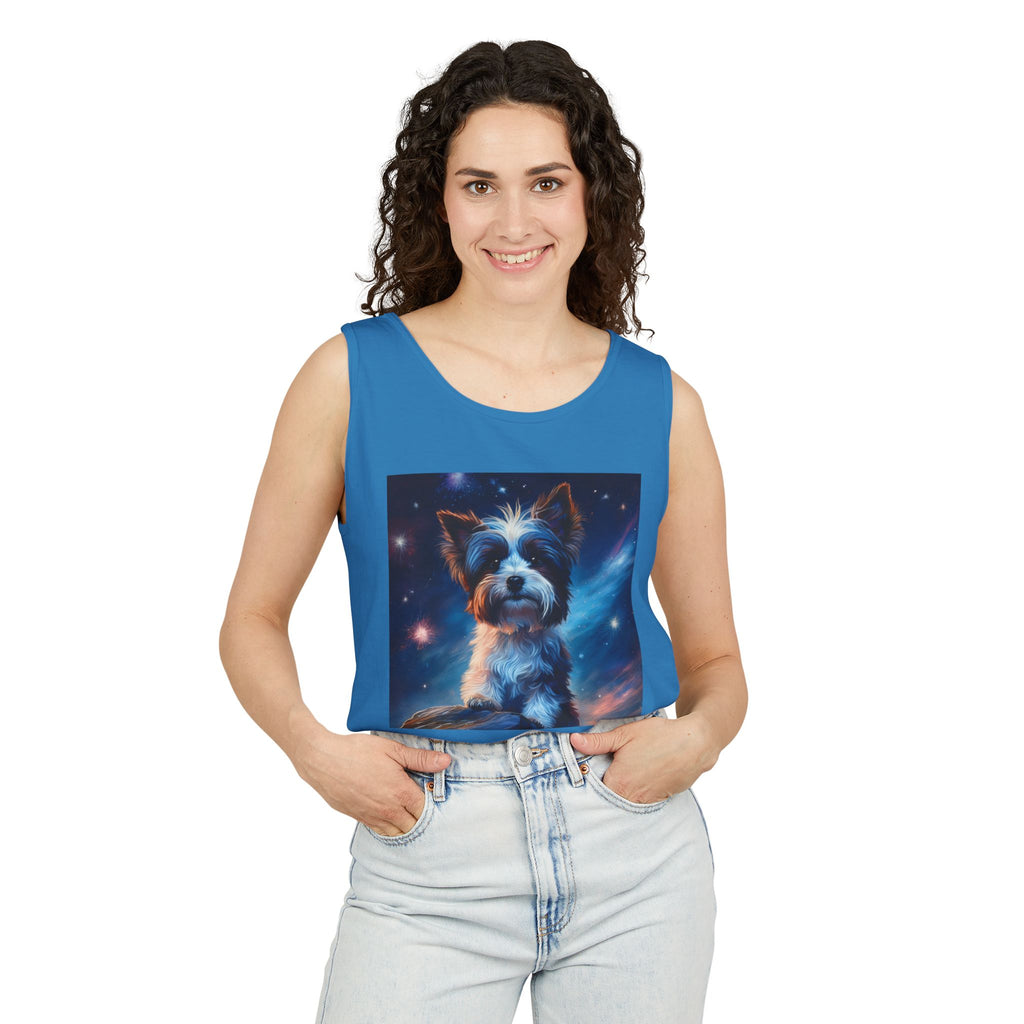 Biewer Terrier Stary Night Unisex Tank Top