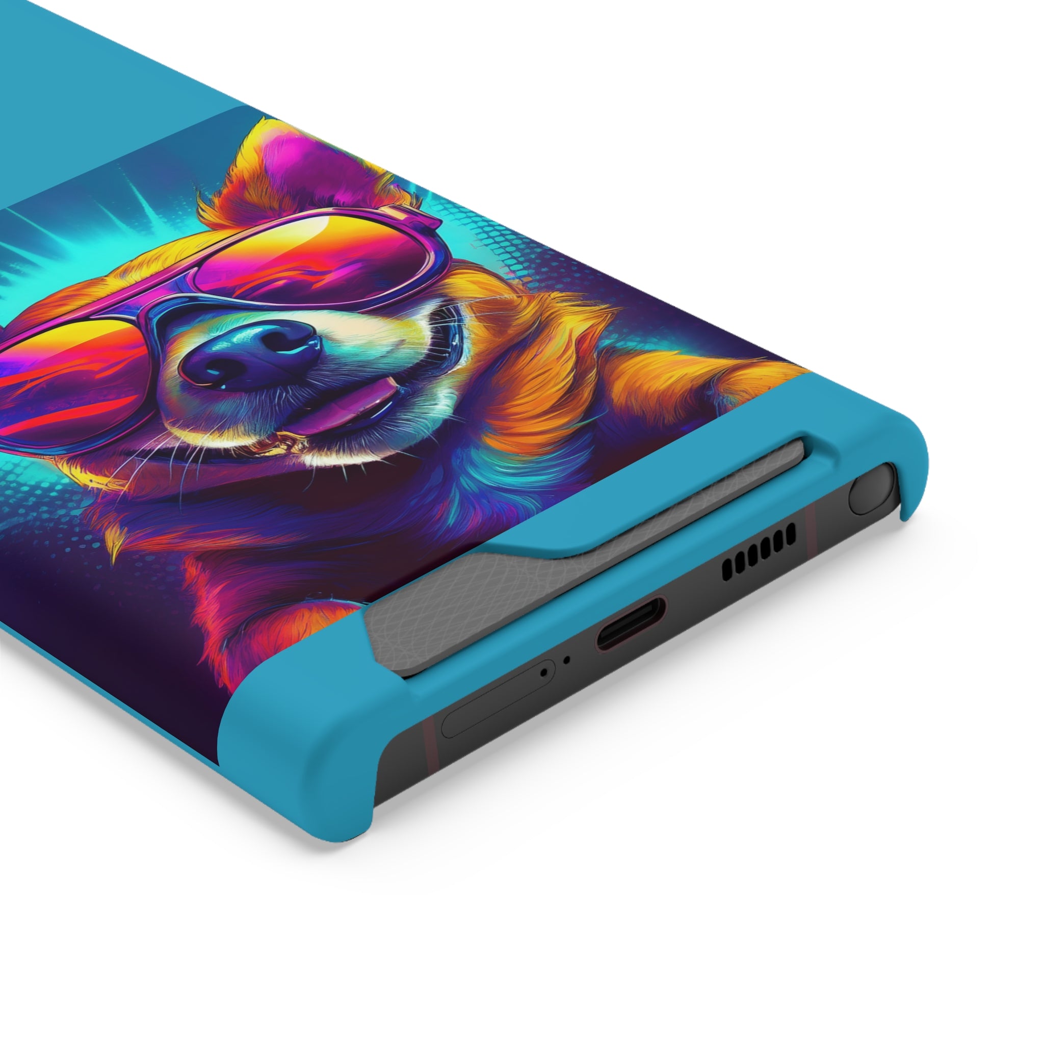 Chihuahua Cool Sunglasses Phone Case with Card Holder