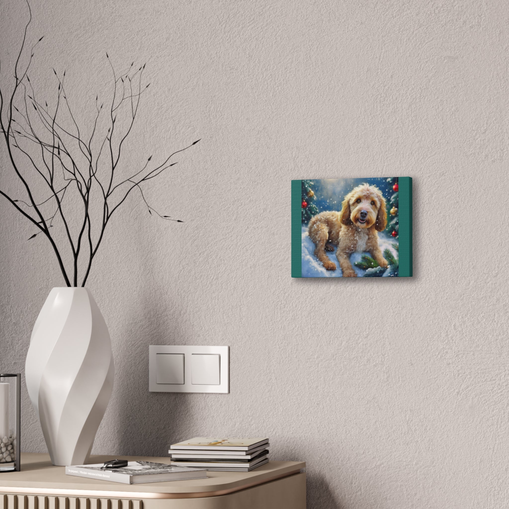 Doodle Holiday Canvas Painting