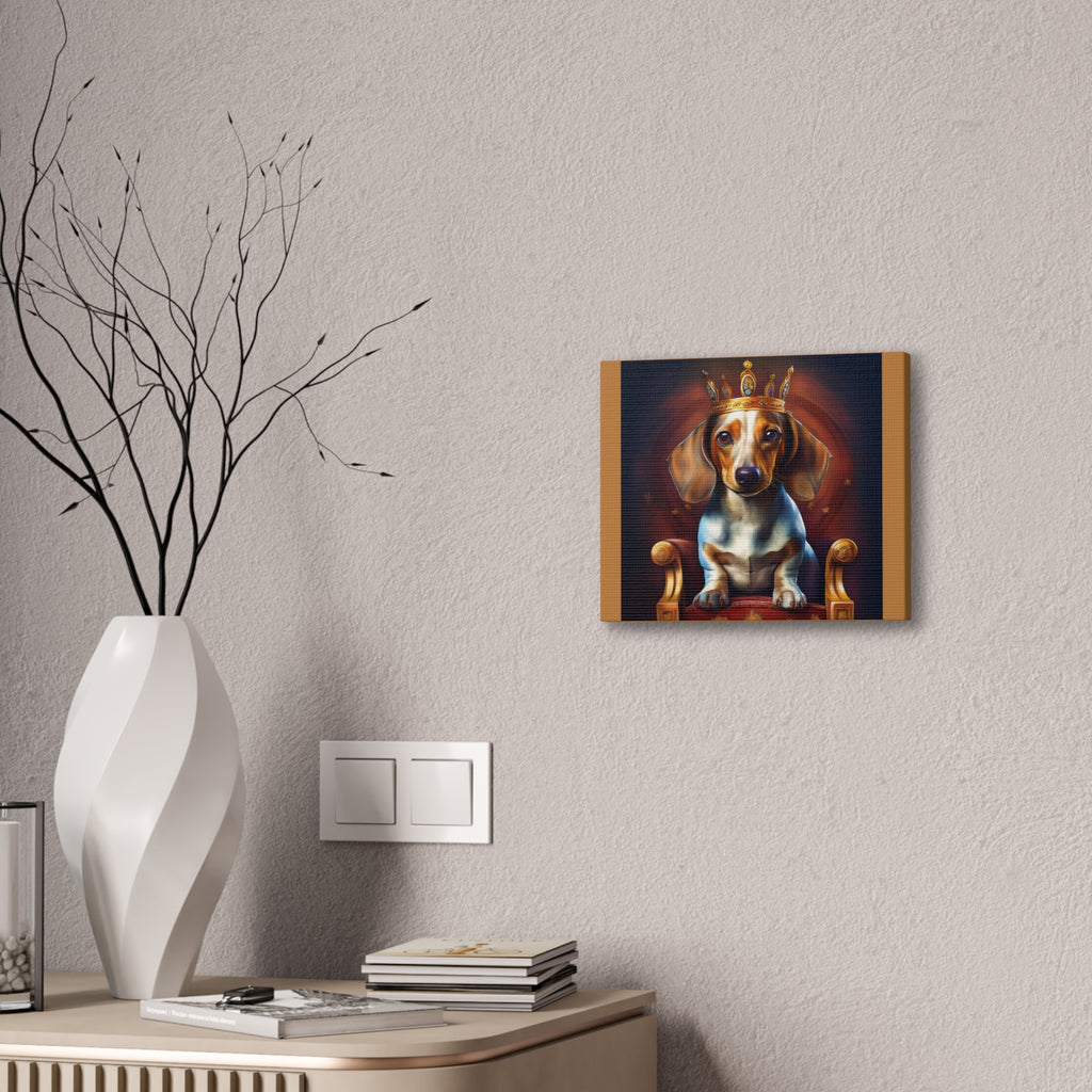 Dachshund Royal Canvas Painting