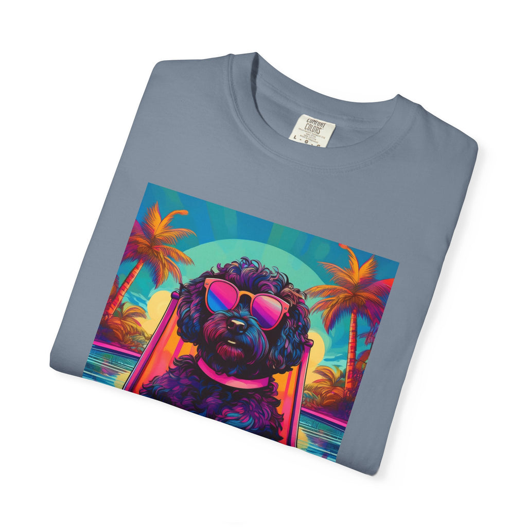 Doodle Poolside Unisex Garment-Dyed T-shirt