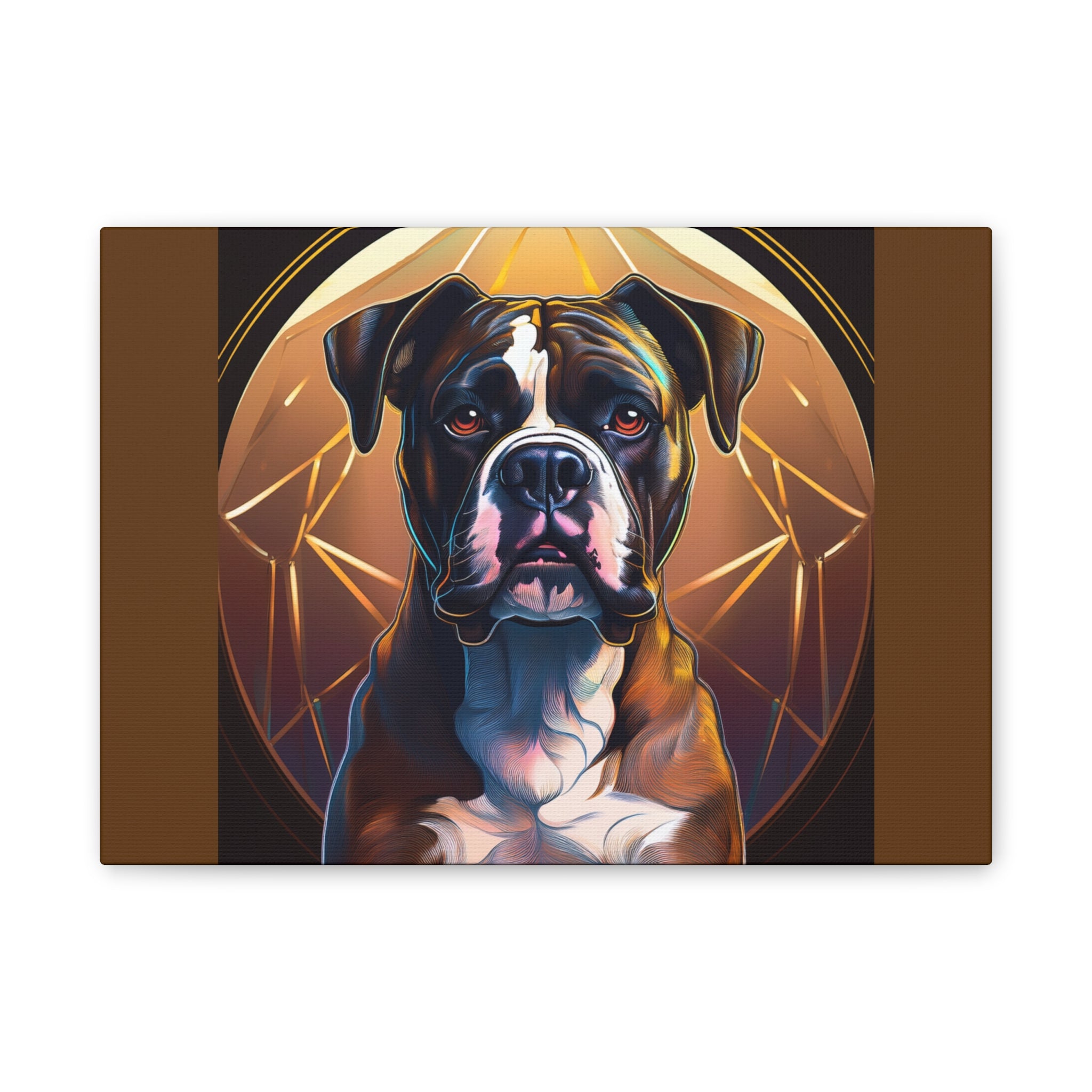 Brindle Gold Canvas Painting