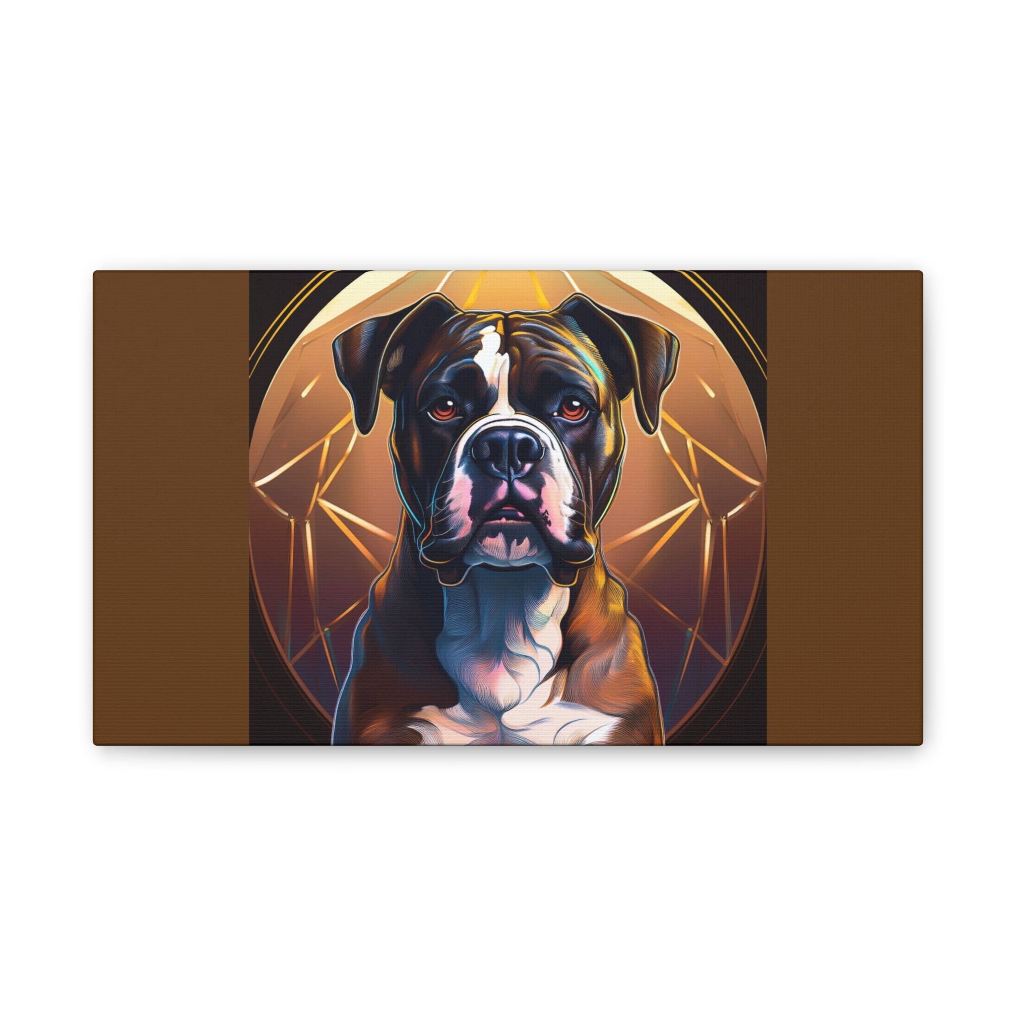 Brindle Gold Canvas Painting