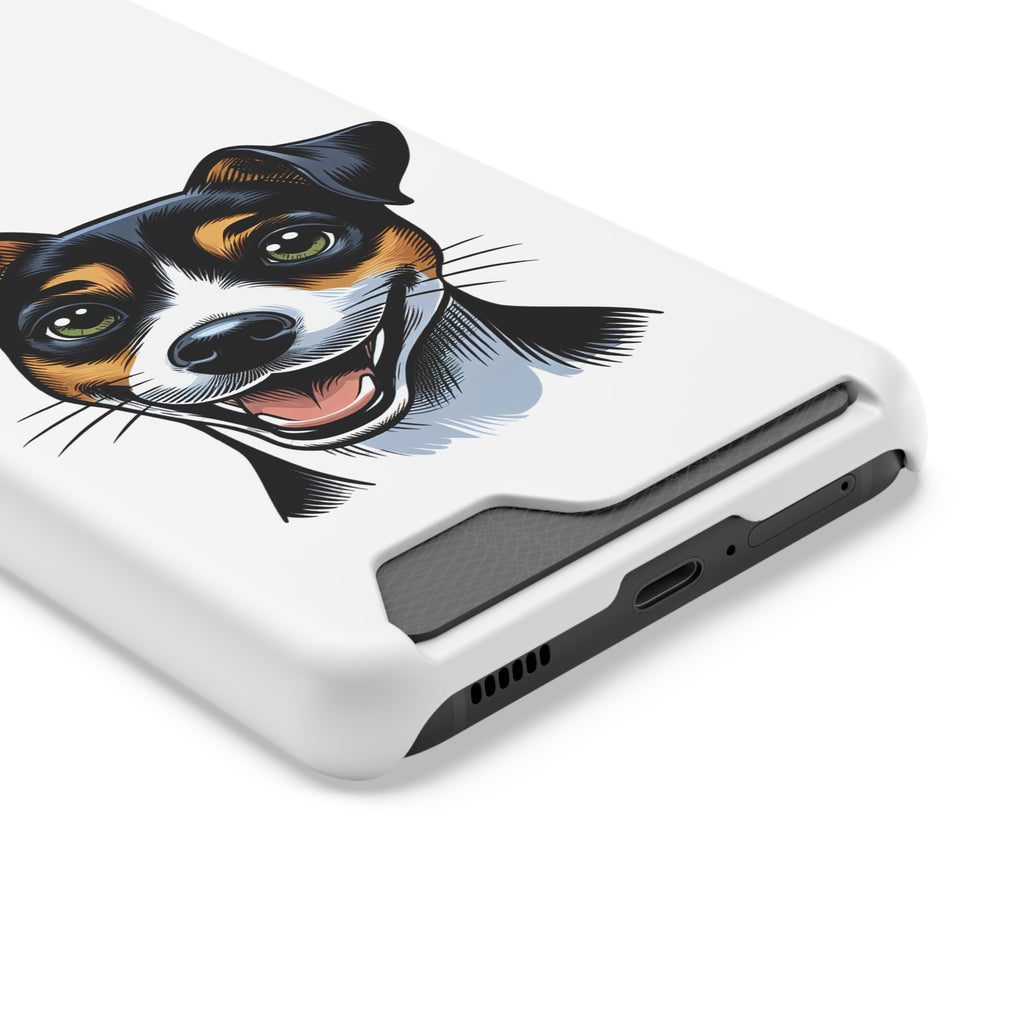 Jack Russel Phone Case with Card Holder
