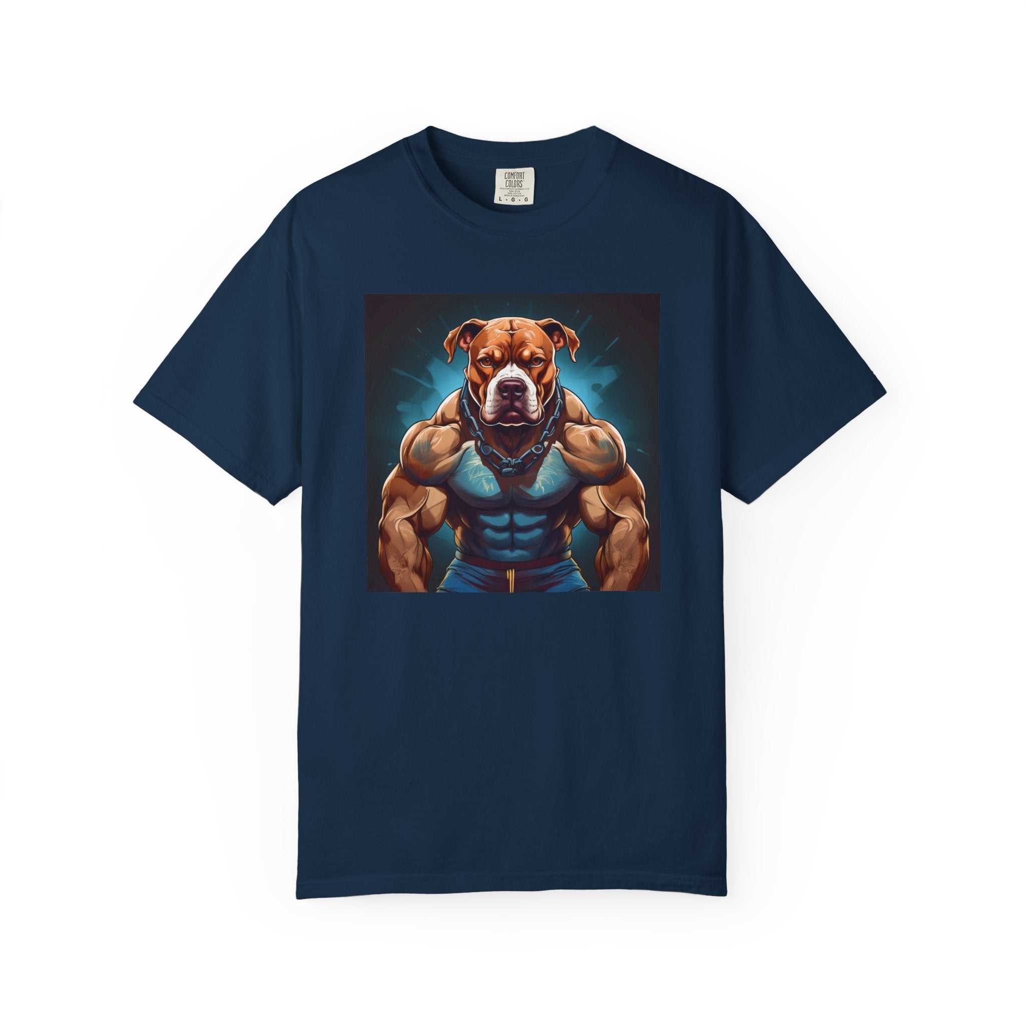 Pitbull Body Builder Unisex Garment-Dyed T-shirt