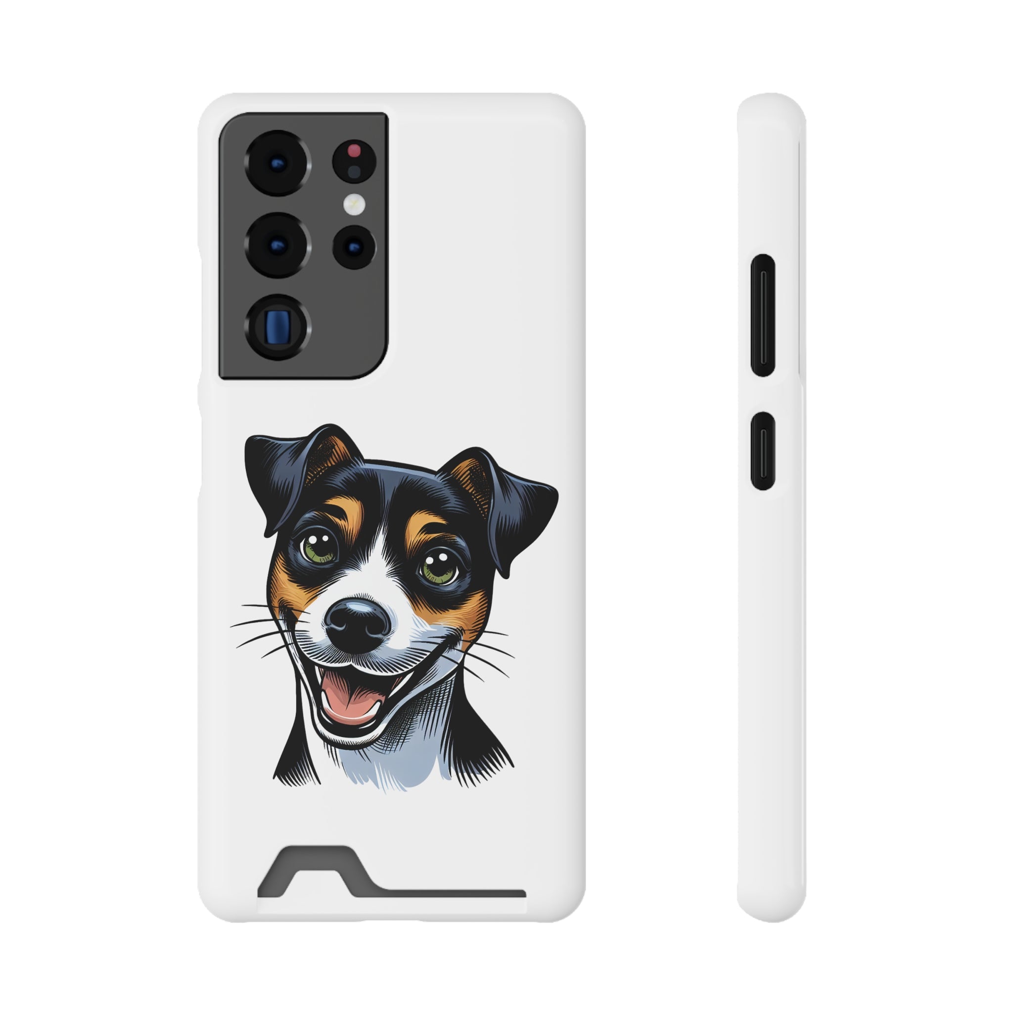 Jack Russel Phone Case with Card Holder
