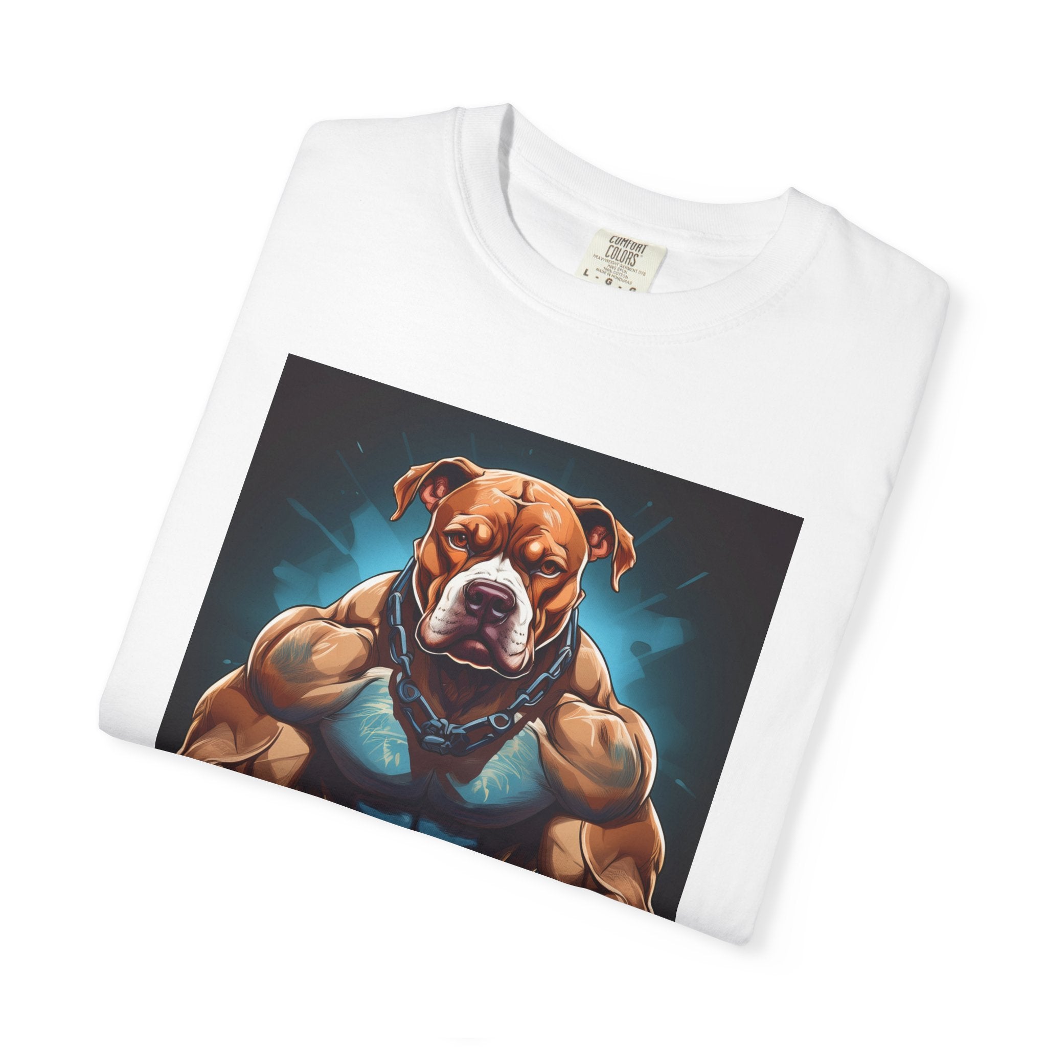 Pitbull Body Builder Unisex Garment-Dyed T-shirt