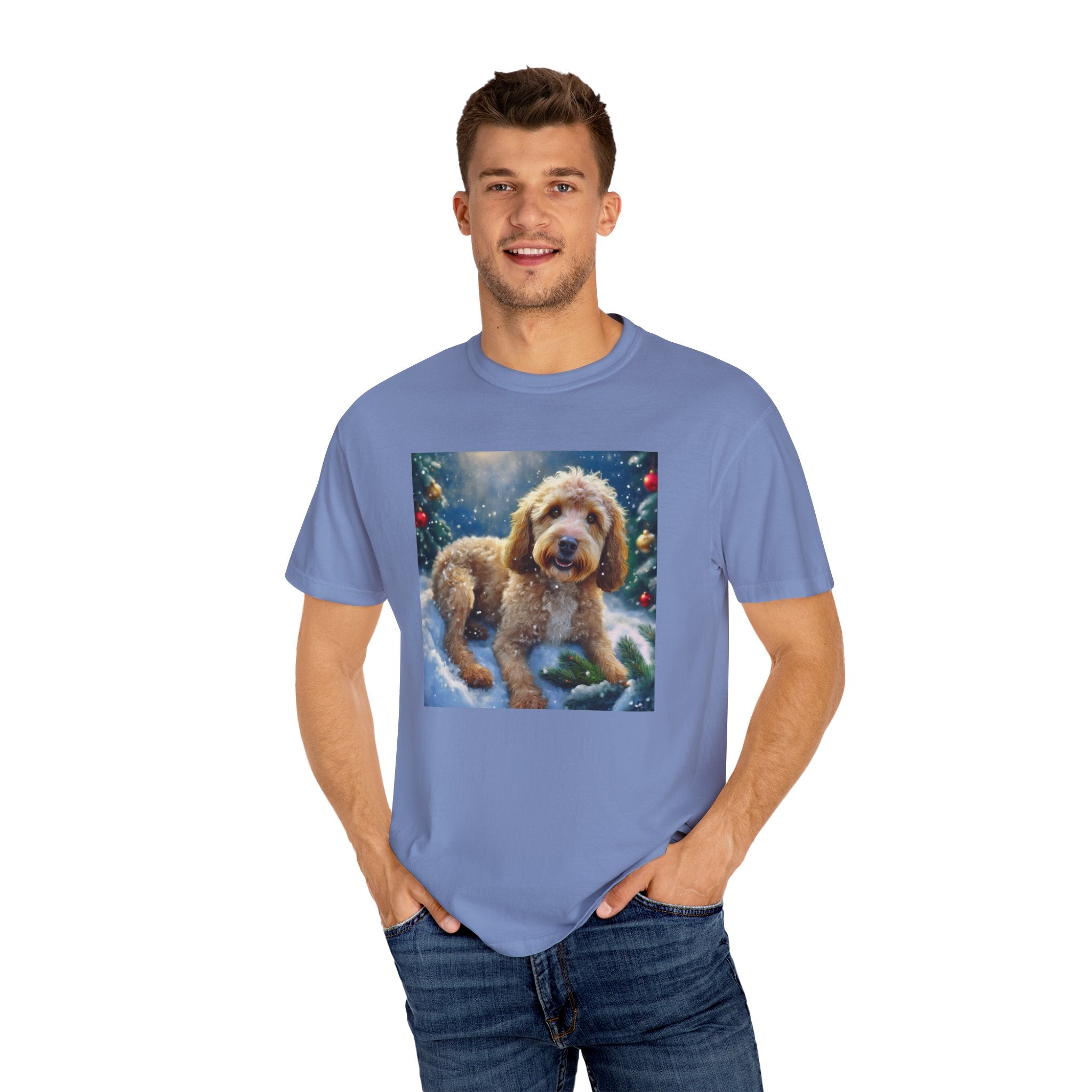 Doodle Holiday Unisex Garment-Dyed T-shirt