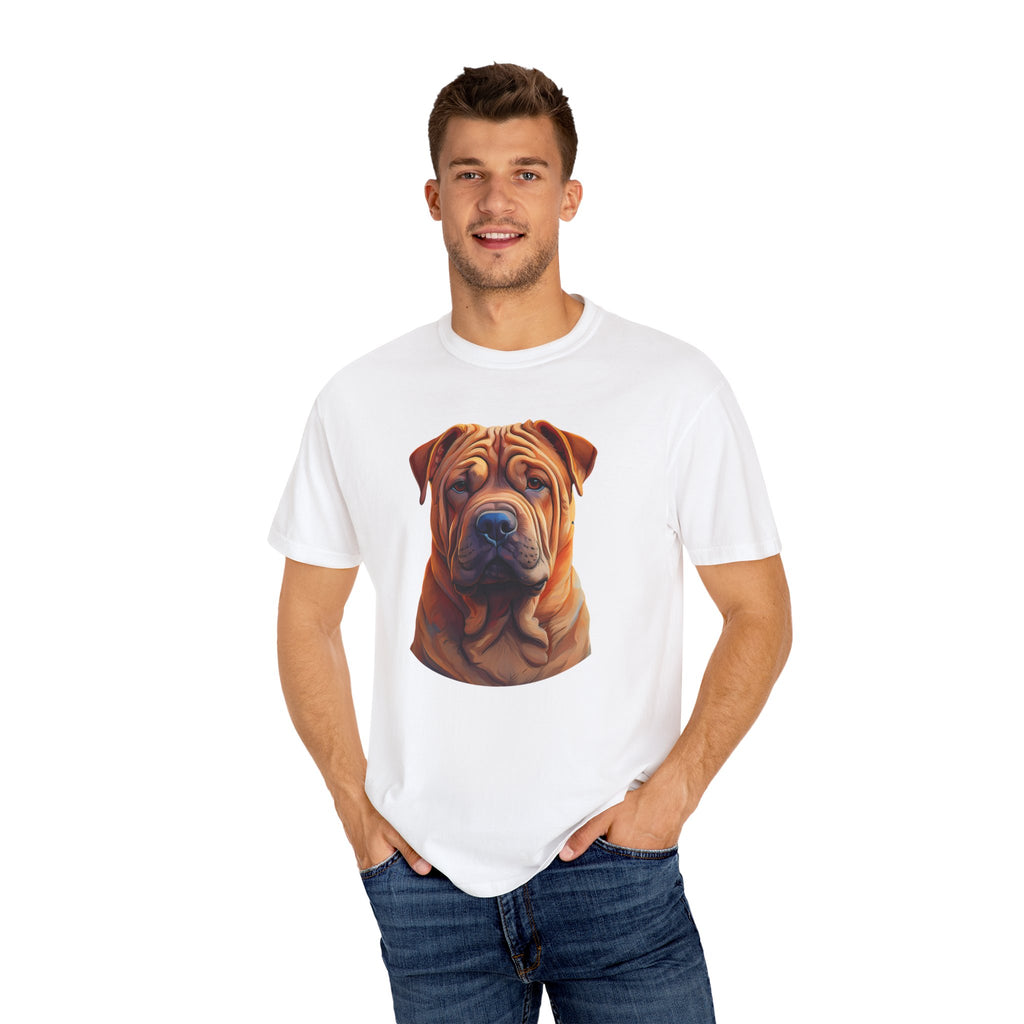 Shar Pei Unisex Garment-Dyed T-shirt
