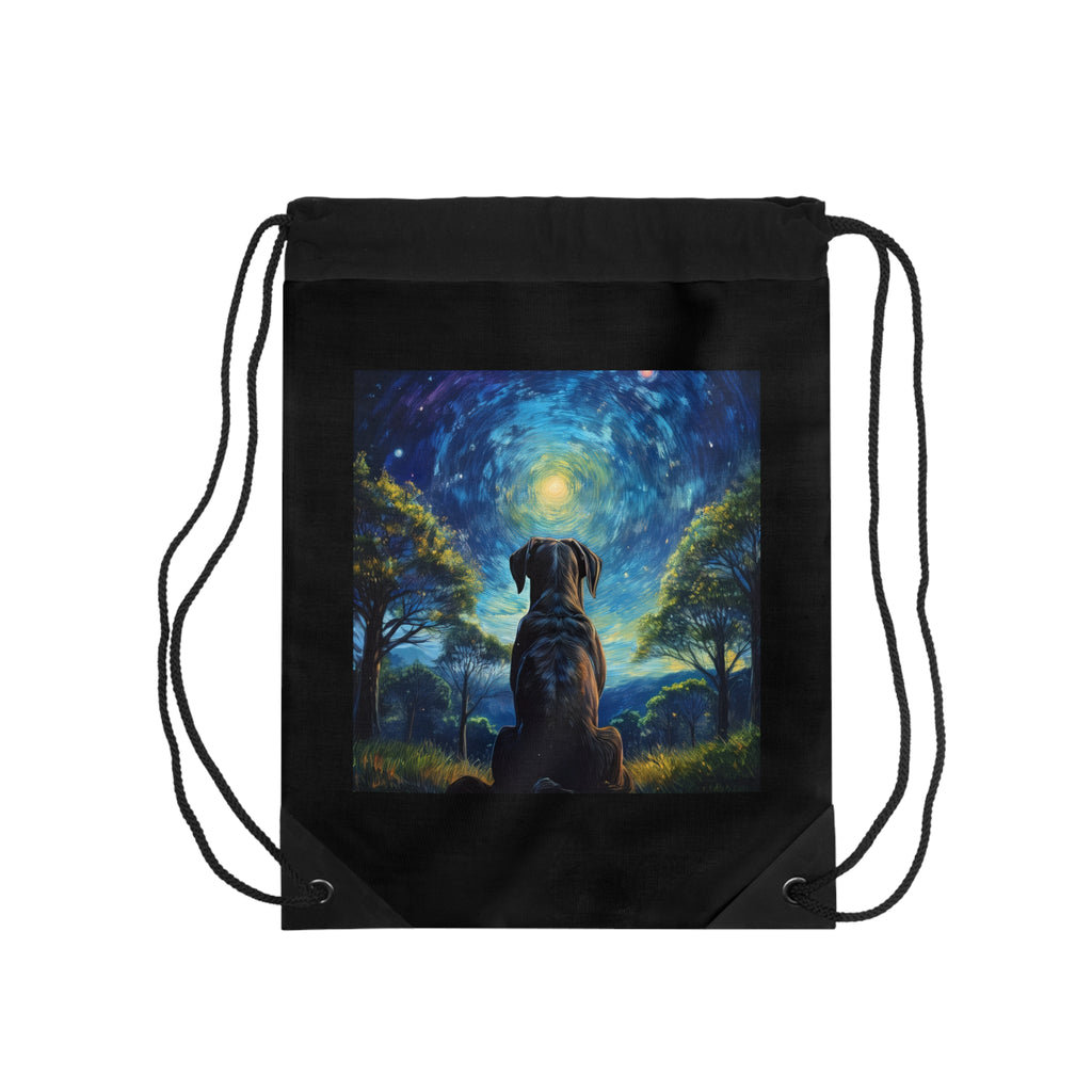 Moonlit Thoughts Drawstring Bag