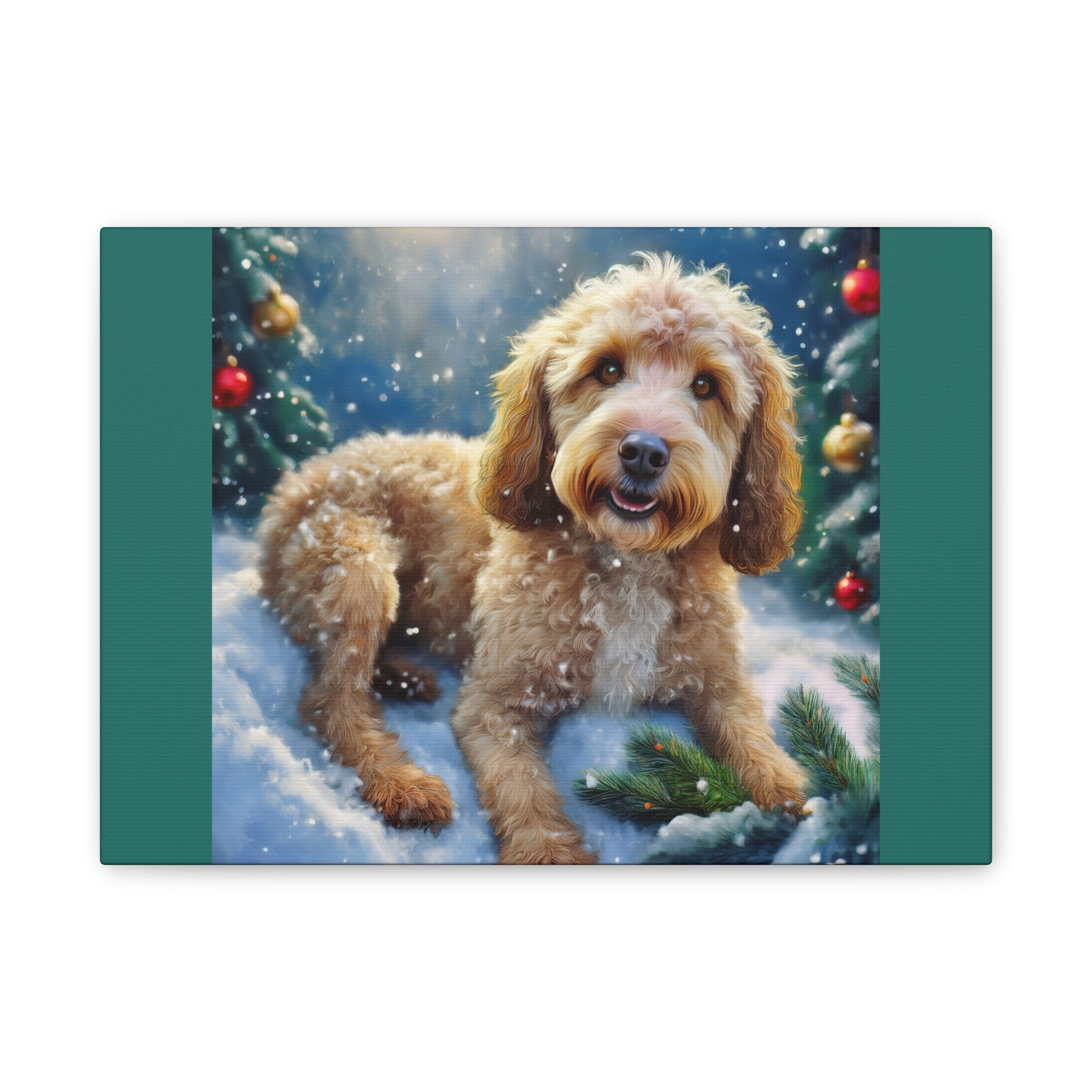 Doodle Holiday Canvas Painting