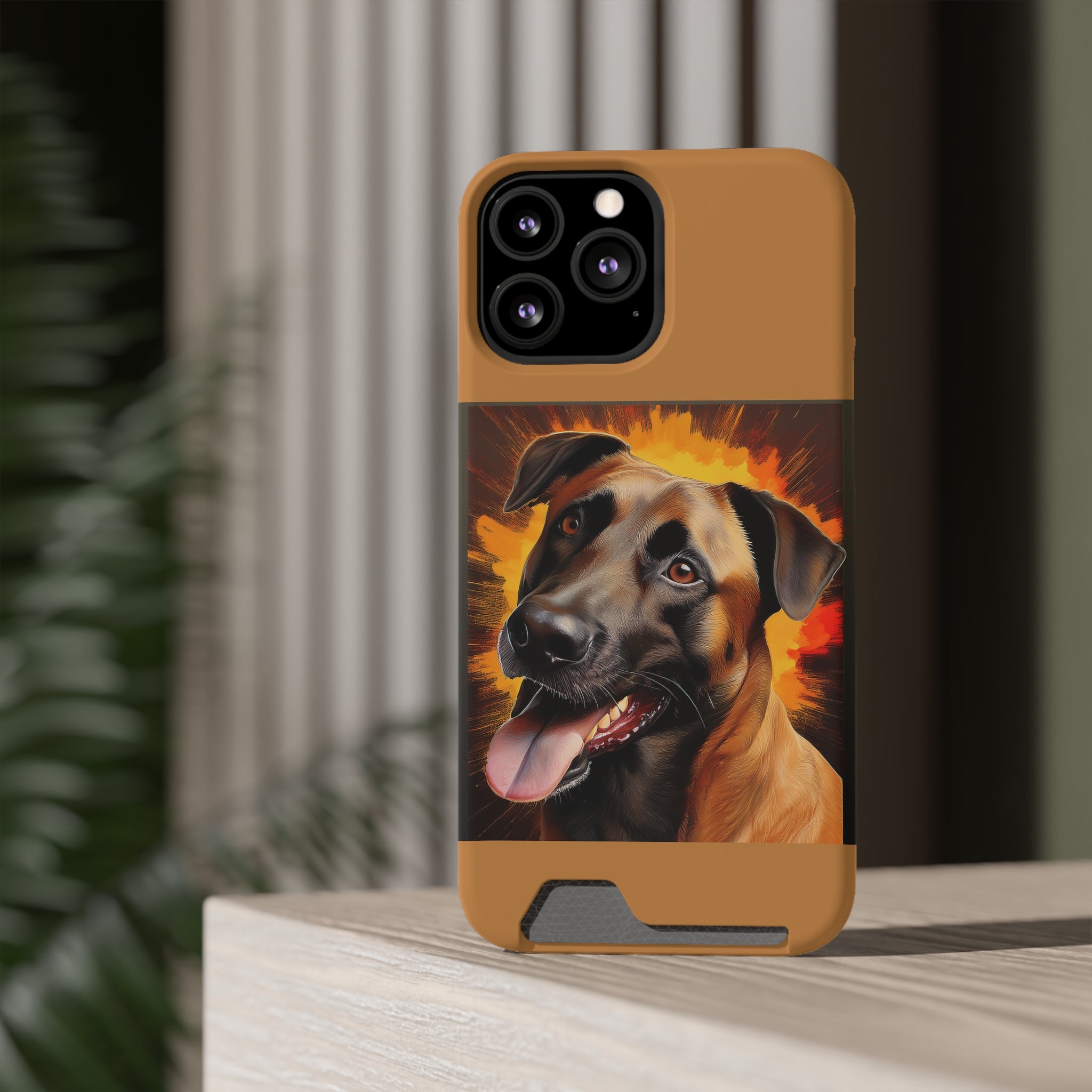 Belgian Malinois Shepherd Phone Case with Card Holder