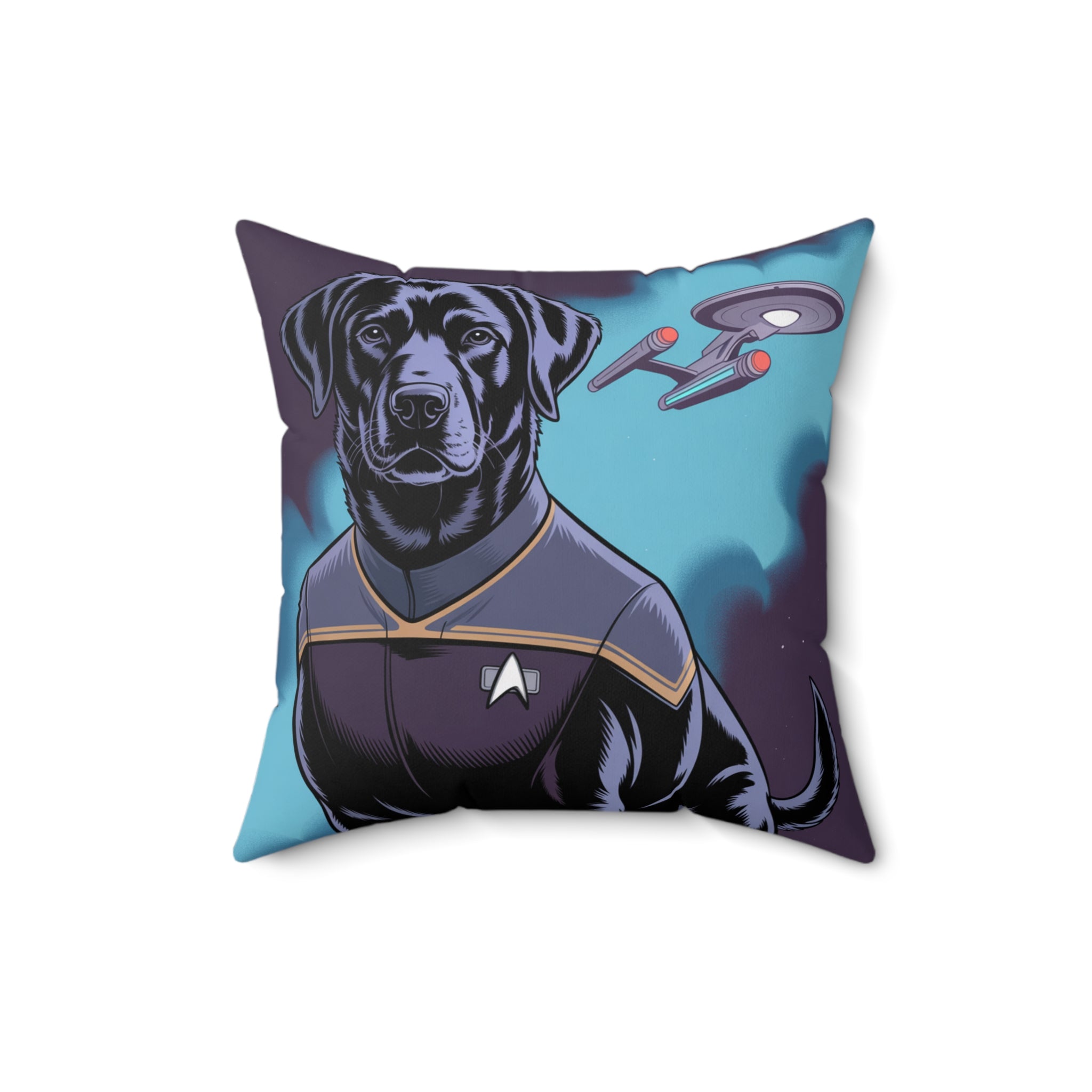 Dog-Fleet Polyester Square Pillow