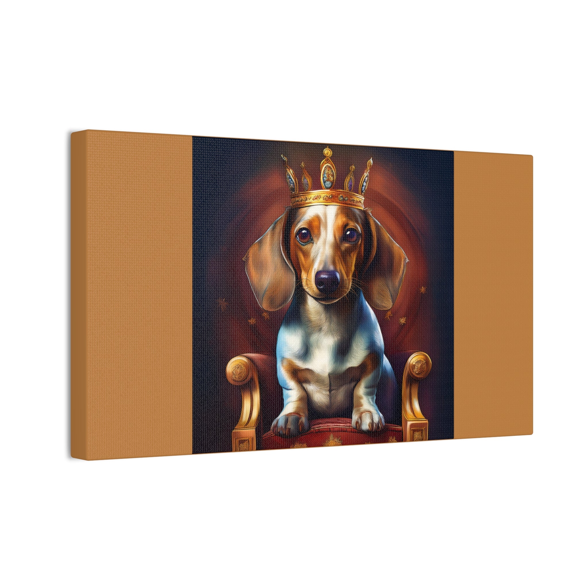 Dachshund Royal Canvas Painting