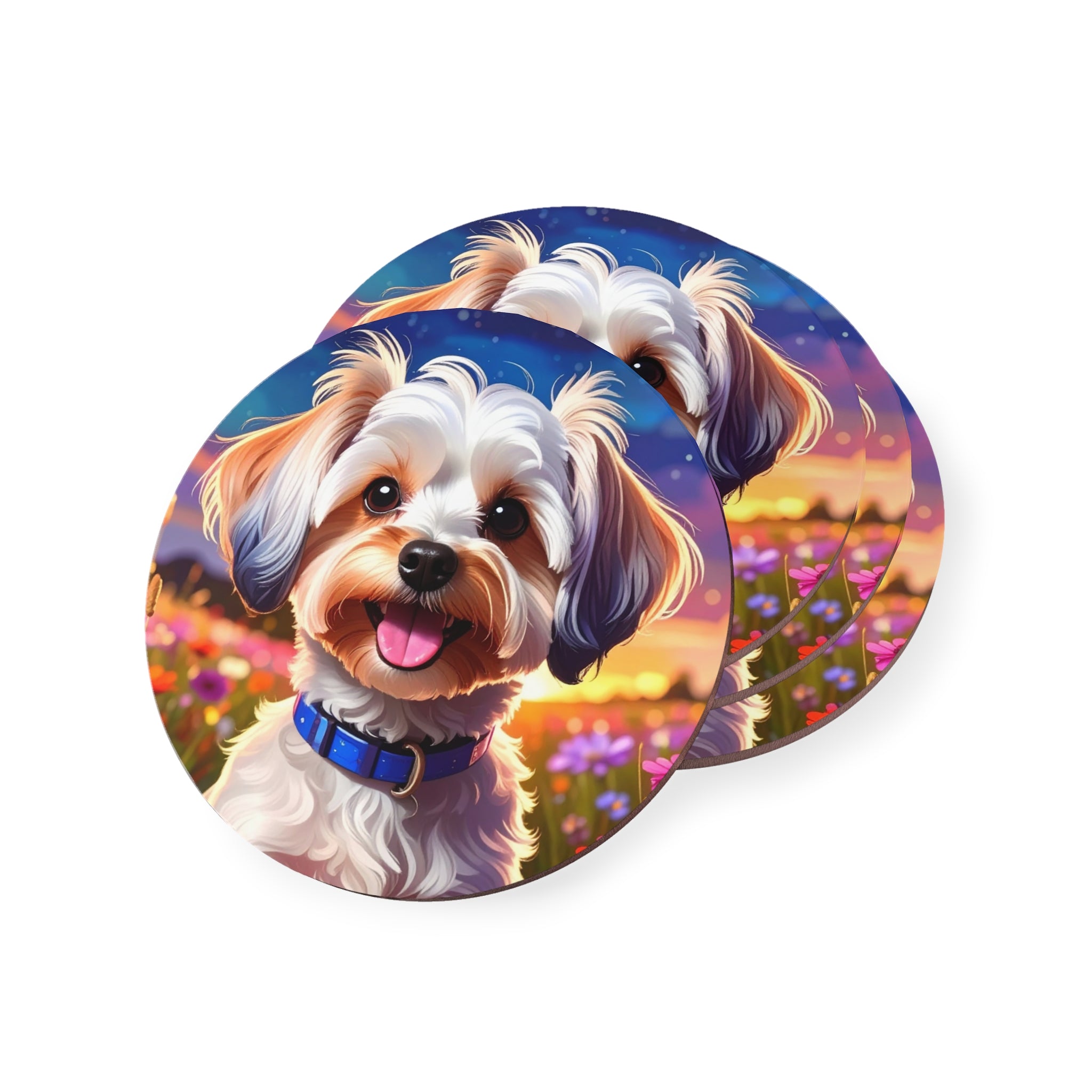 Yorkie Stary Night Coasters