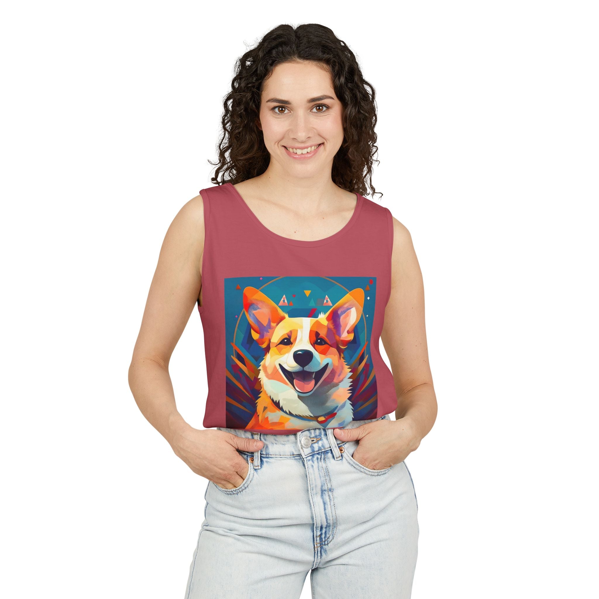 Corgi Tank Top