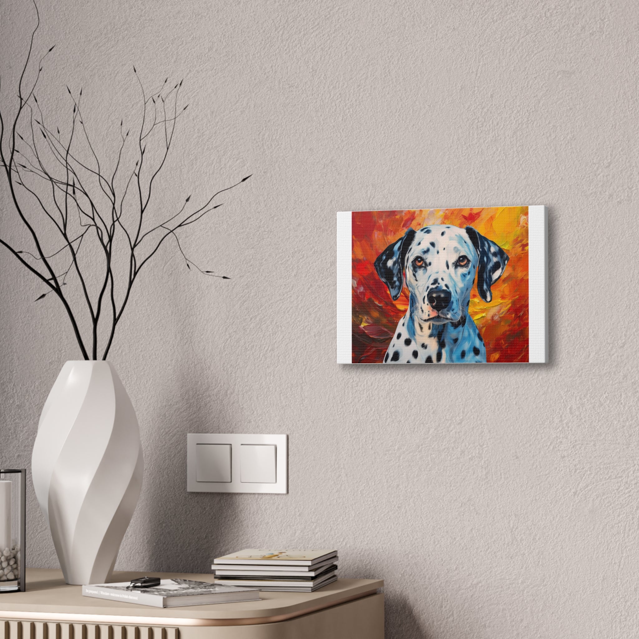 Dalmation Canvas Stretched, 0.75"